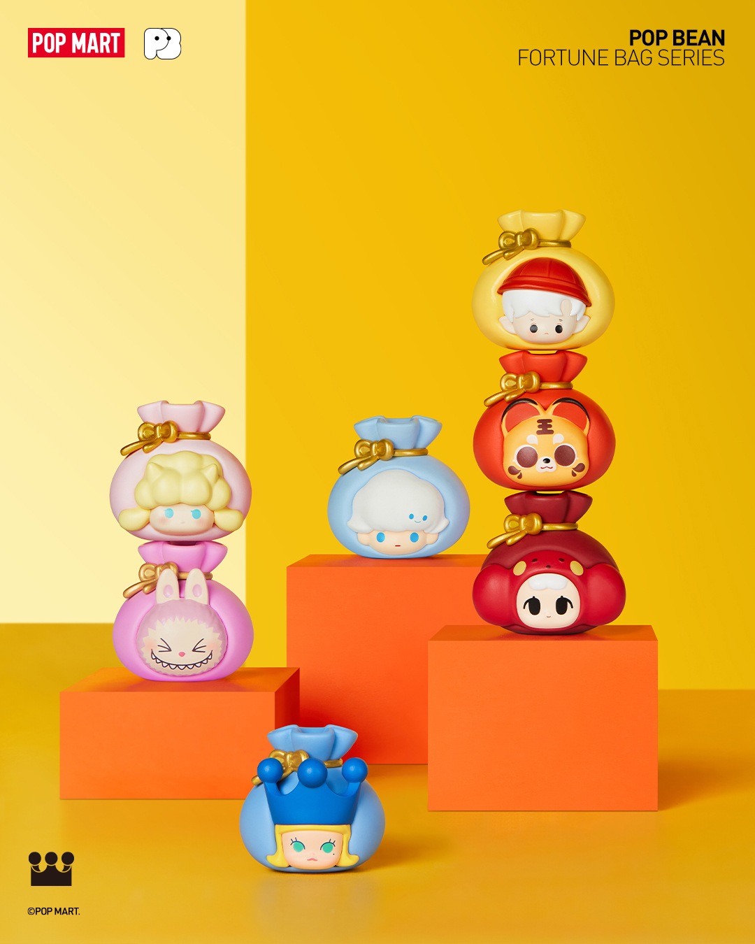 POPMART POPBEAN Fortune Bag 福袋シリーズ 廃盤 レア 𝗜𝗻-𝗦𝘁𝗼𝗰𝗸] Get set for a burst of adorableness