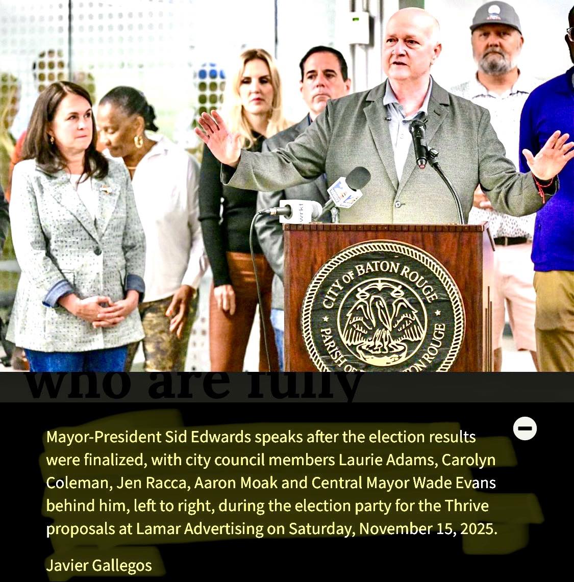 “The... - EBRIS East Baton Rouge Infrastructure Solutions | Facebook