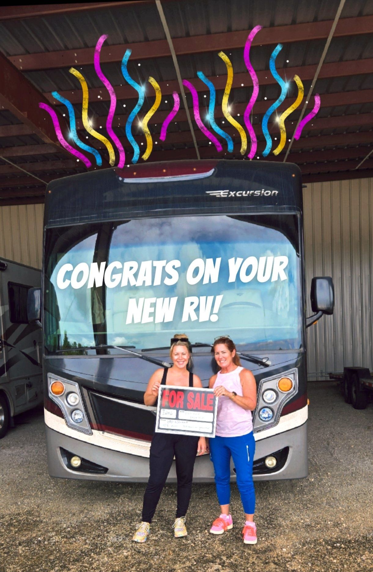 Aaron - BOOM! We have some happy new RV owners! 🥳 This 2016 Fleetwood ...