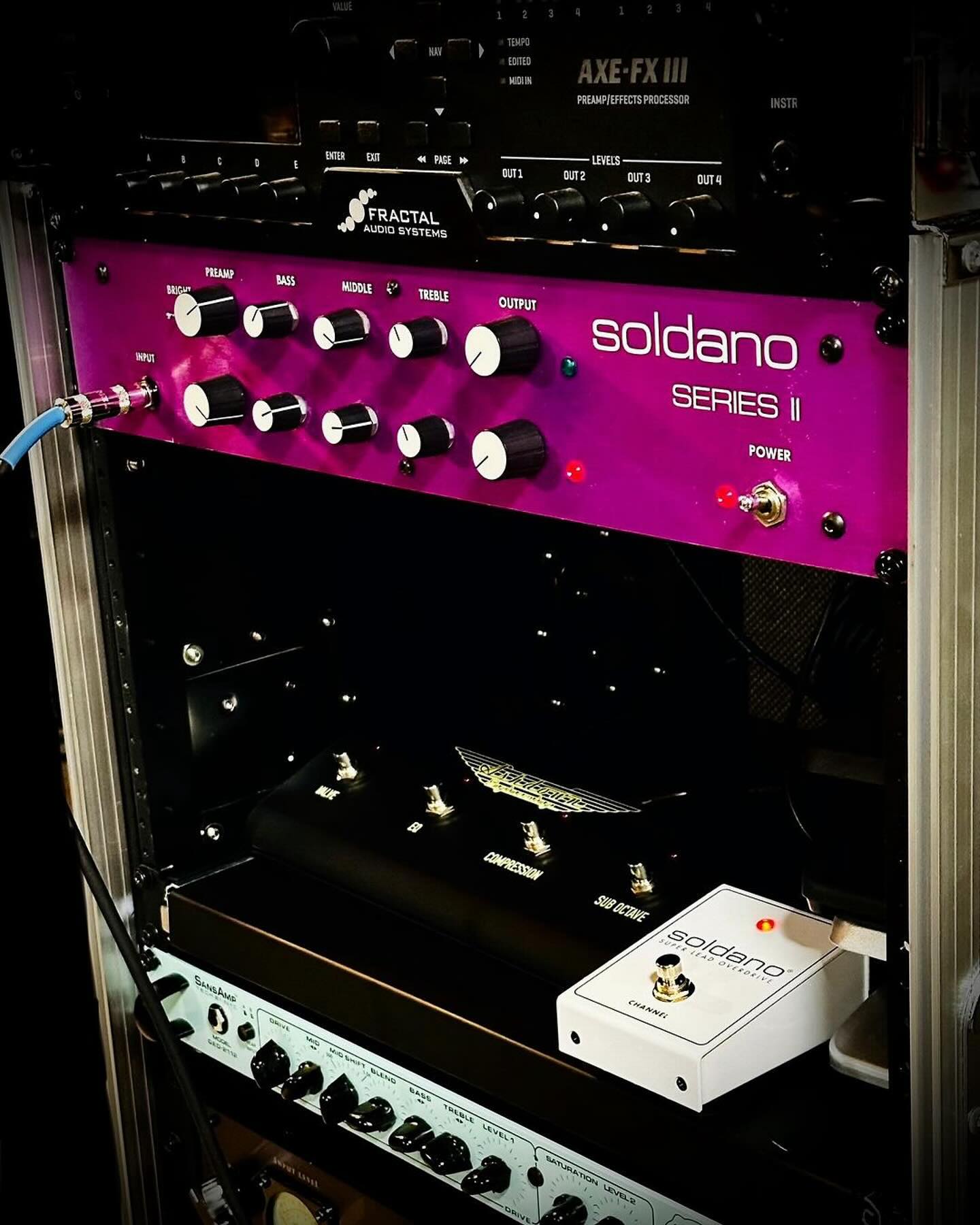Soldano SP-77 rack preamp demo with Electric Amp and Emperor cab