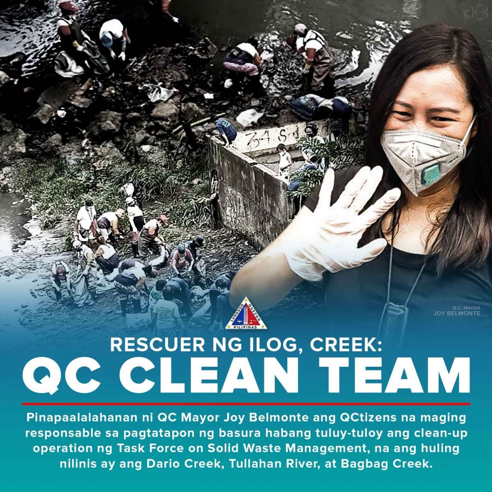 Pilipinas - Rescuer ng ilog, creek: QC CLEAN TEAM... | Facebook