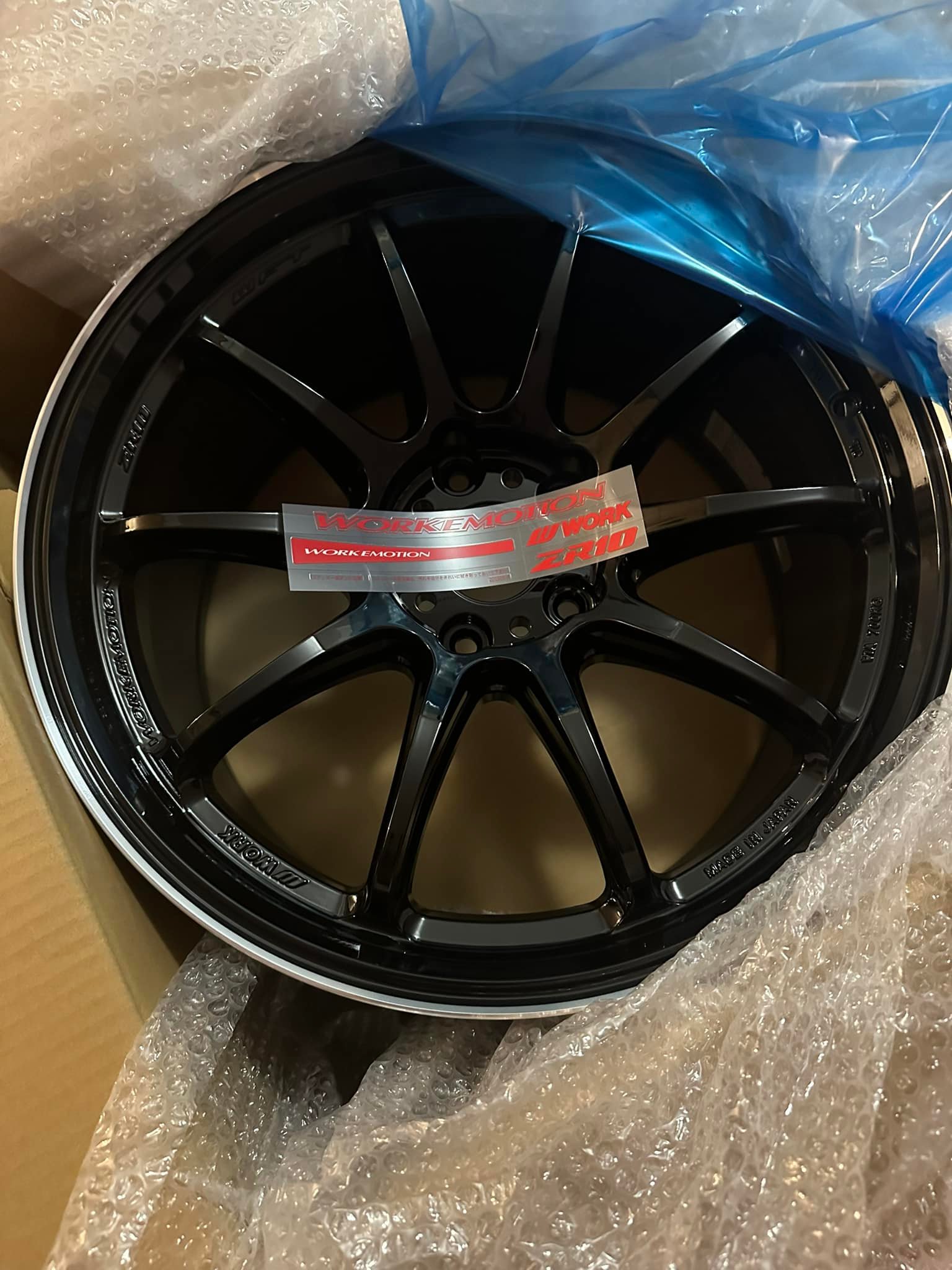 ☆WORK EMOTION ZR10 19×8.5J 5/114.3 +45☆GTKRC☆ $57000抵台 #銀角 