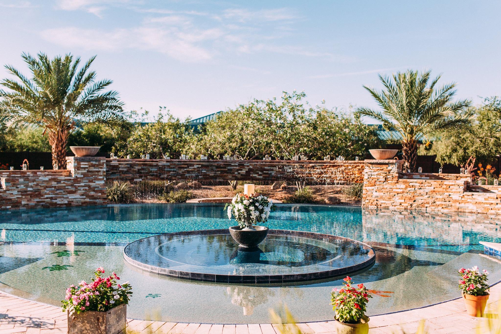 True - #TBT!! A beautiful pool that True Blue Pools built 10 years ago ...