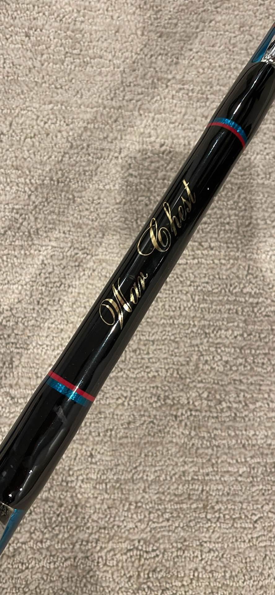 2 fisherman‘s outfitter custom tuna fishing rods with #6 Aftco bent ...