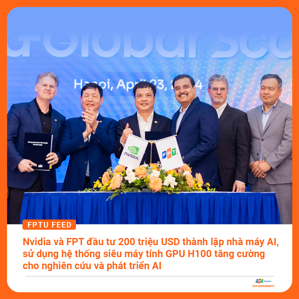 🔴 NVIDIA VÀ FPT CHI 200 TRIỆU USD MỞ... - FPT University HCM