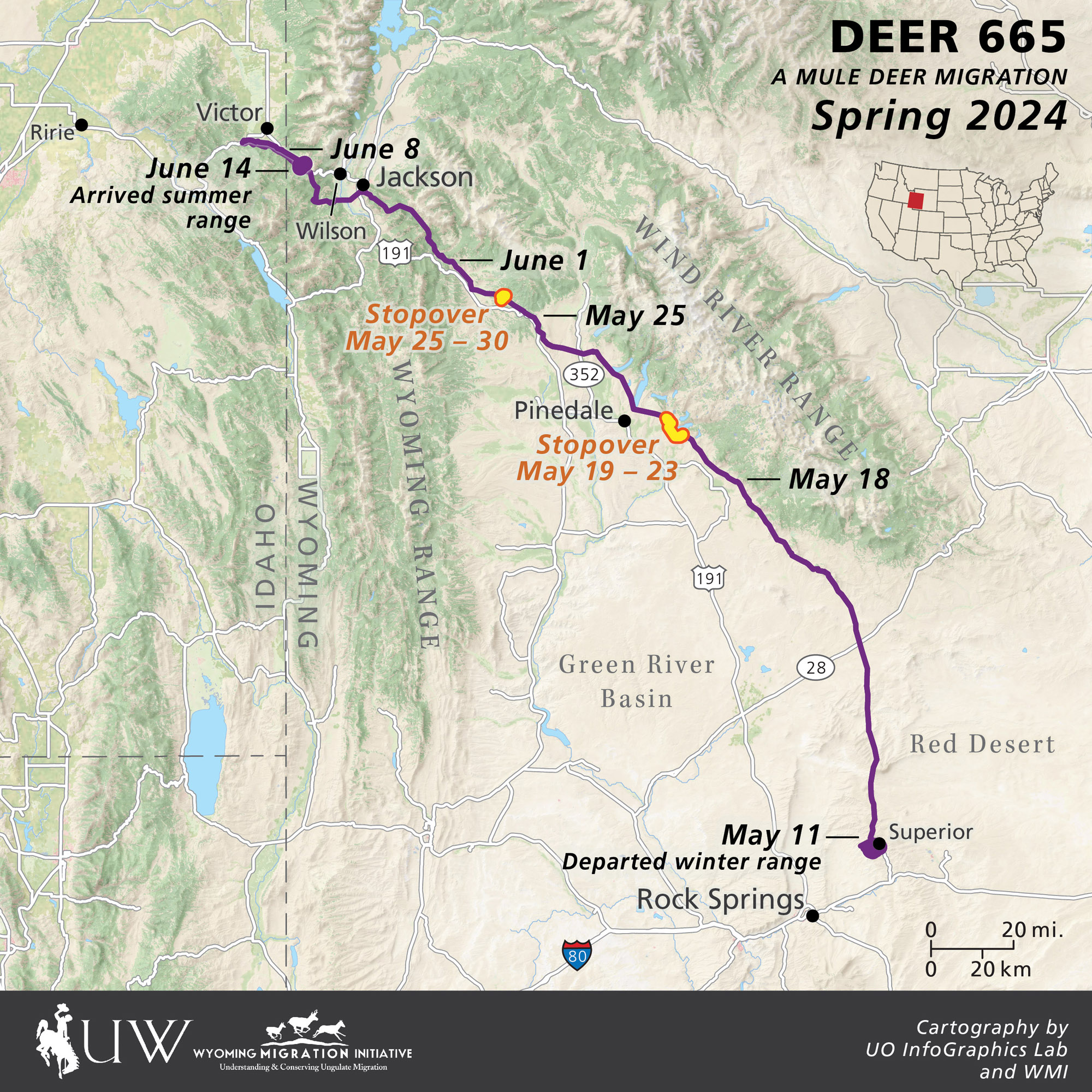 Migration Update Week 5... - Wyoming Migration Initiative