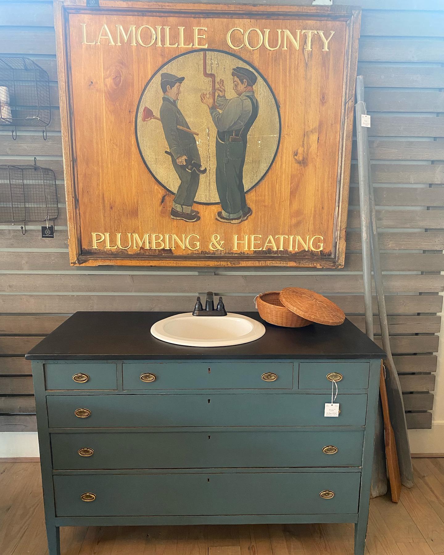 The Mercantile - This gorgeous 1940’s dresser has been converted into a