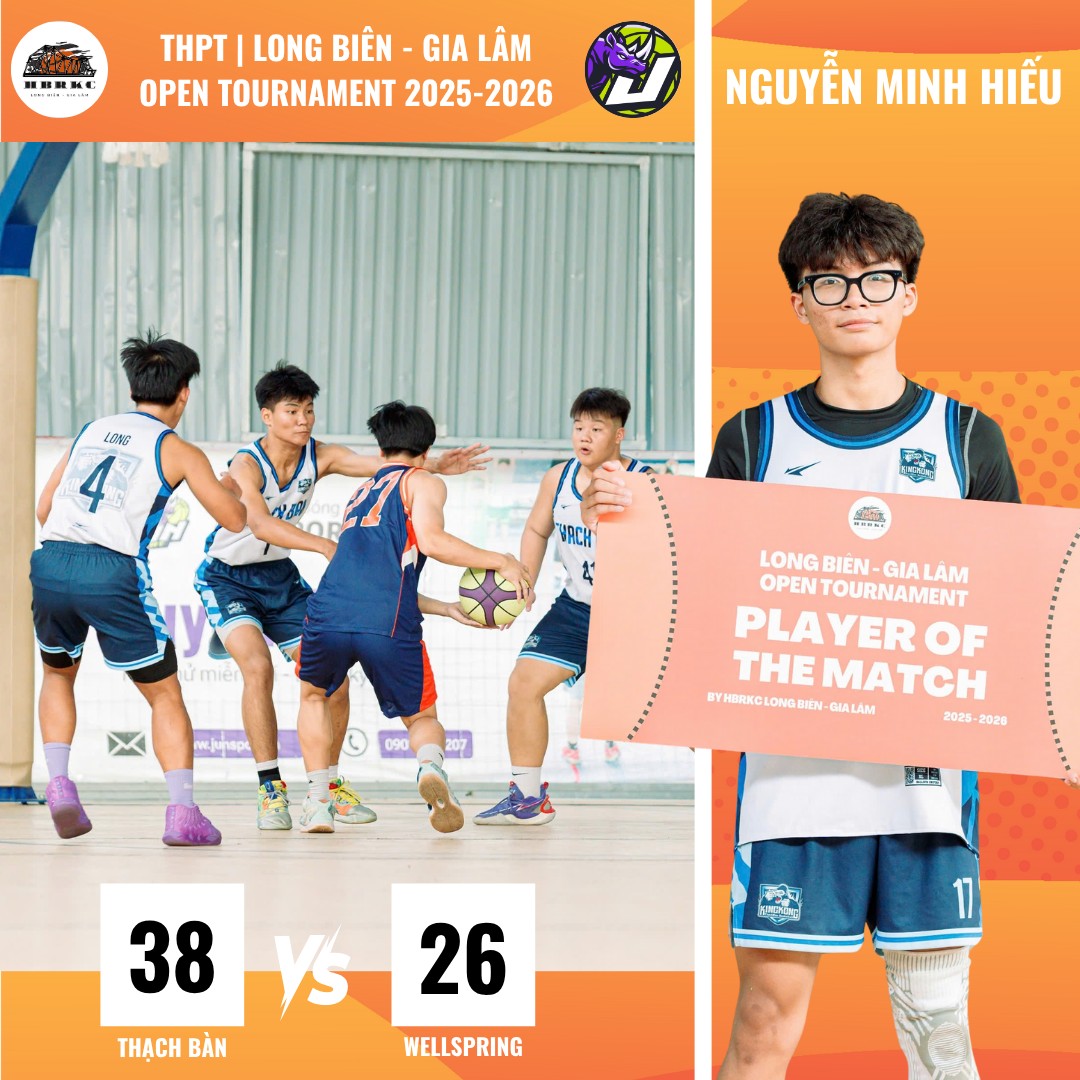 Hội - 🏀KẾT QUẢ THI ĐẤU GAME 2: THẠCH BÀN VS WELLSPRING⏳ 🔥 Tỉ số: 38-26 ...