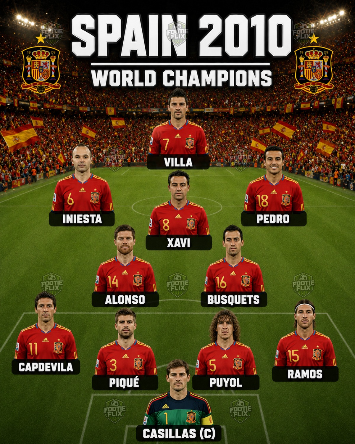 Xavi Hernández - 🏆 World Cup 2010
