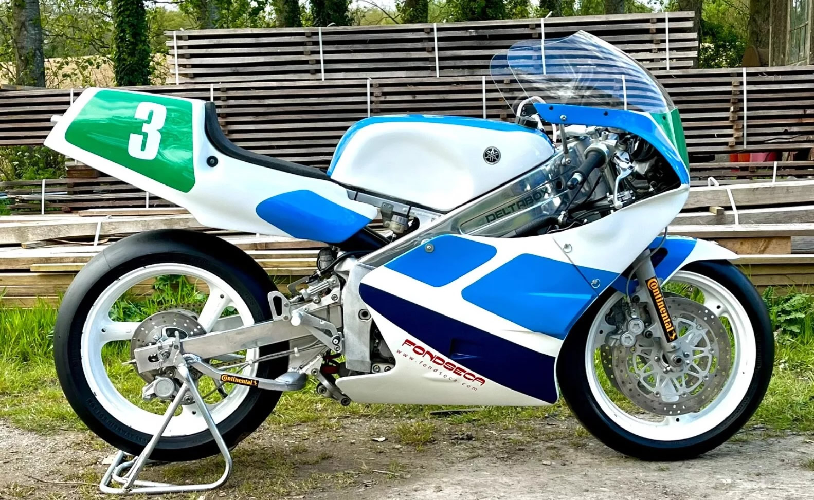 Ad: 1984 Yamaha TZ250L with Hummel cylinders - real race bikes