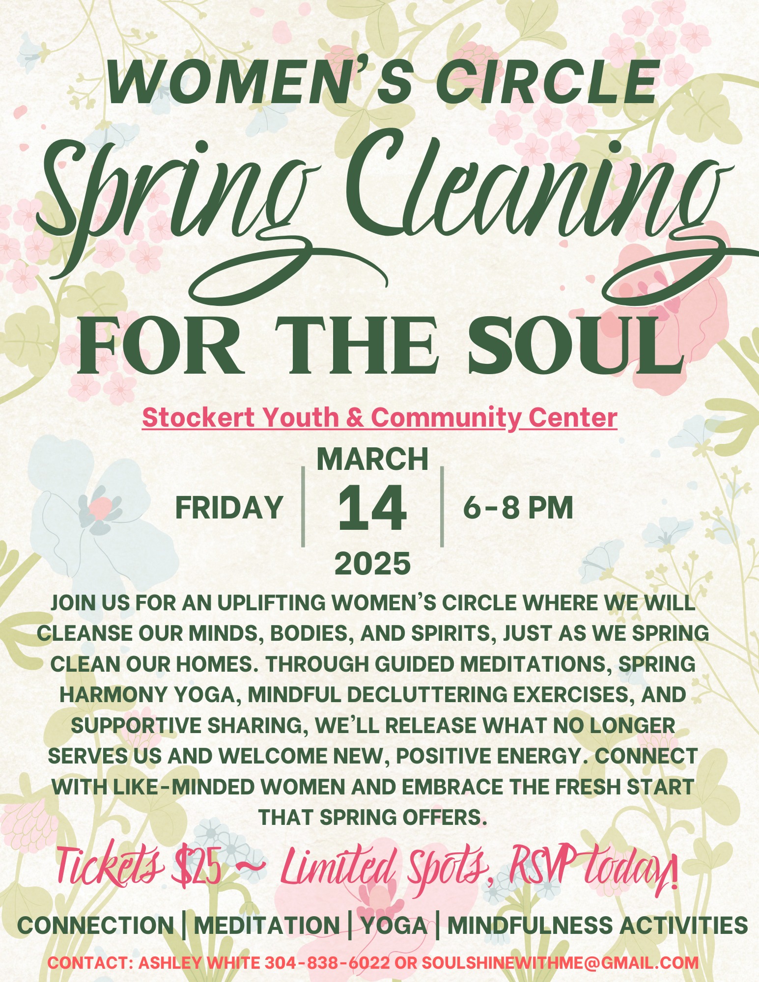Spring Cleaning for the Soul Women’s Circle