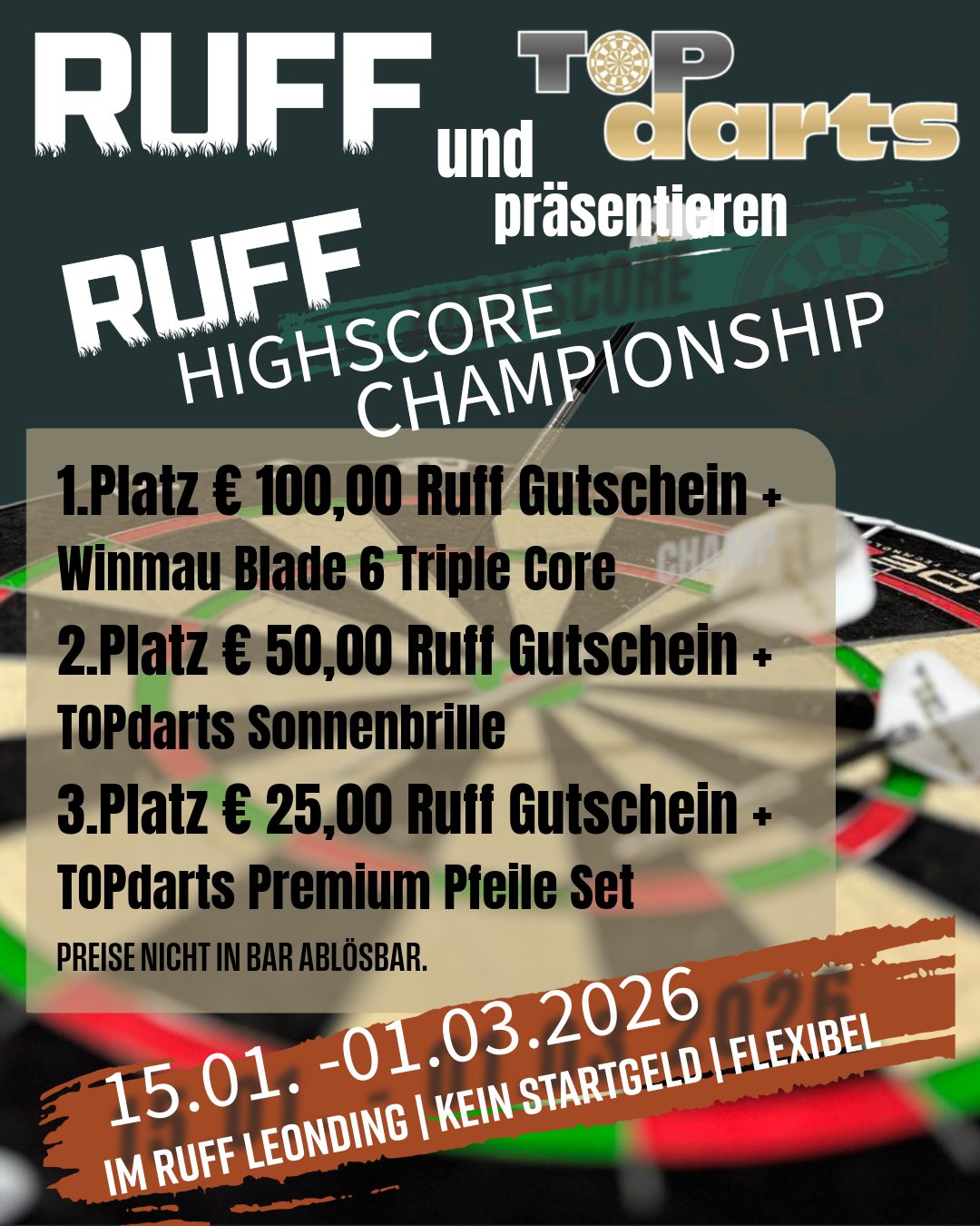 RUFF - 🎯 Die Darts-WM ist vorbei – im RUFF fängt es erst richtig an! 🎯 ...