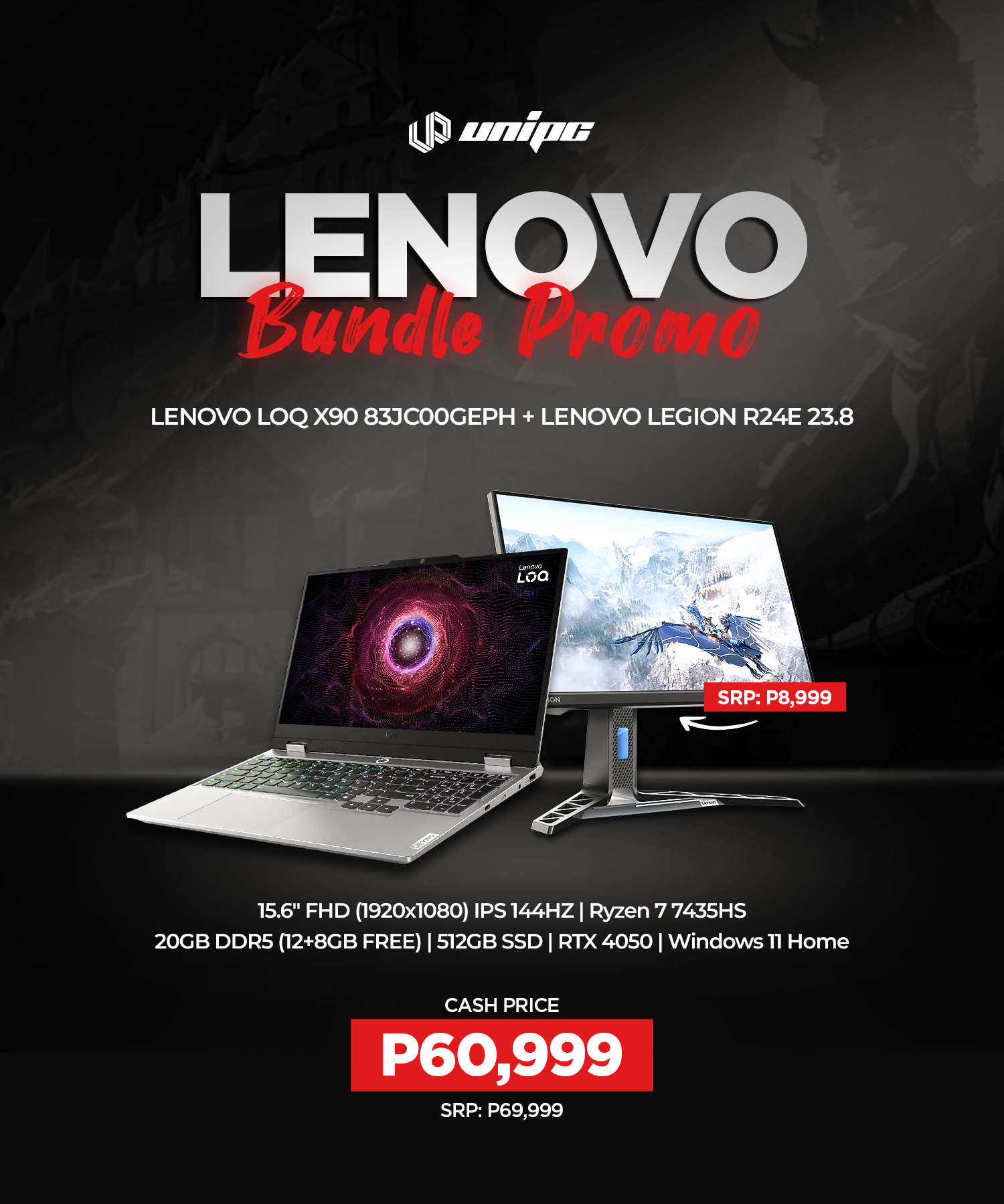UniPC - It’s here, Boss! The Lenovo LOQ X90 with the Legion R24E ...