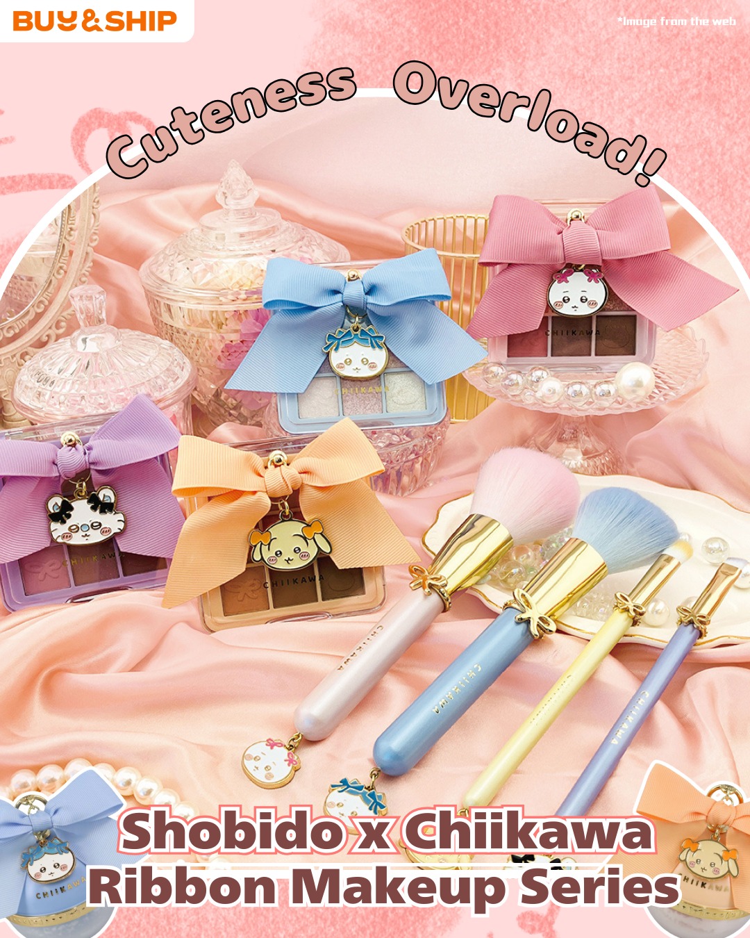 Buyandship - Chiikawa × SHOBIDO Ribbon Makeup Collection 🎀 Chiikawa ...