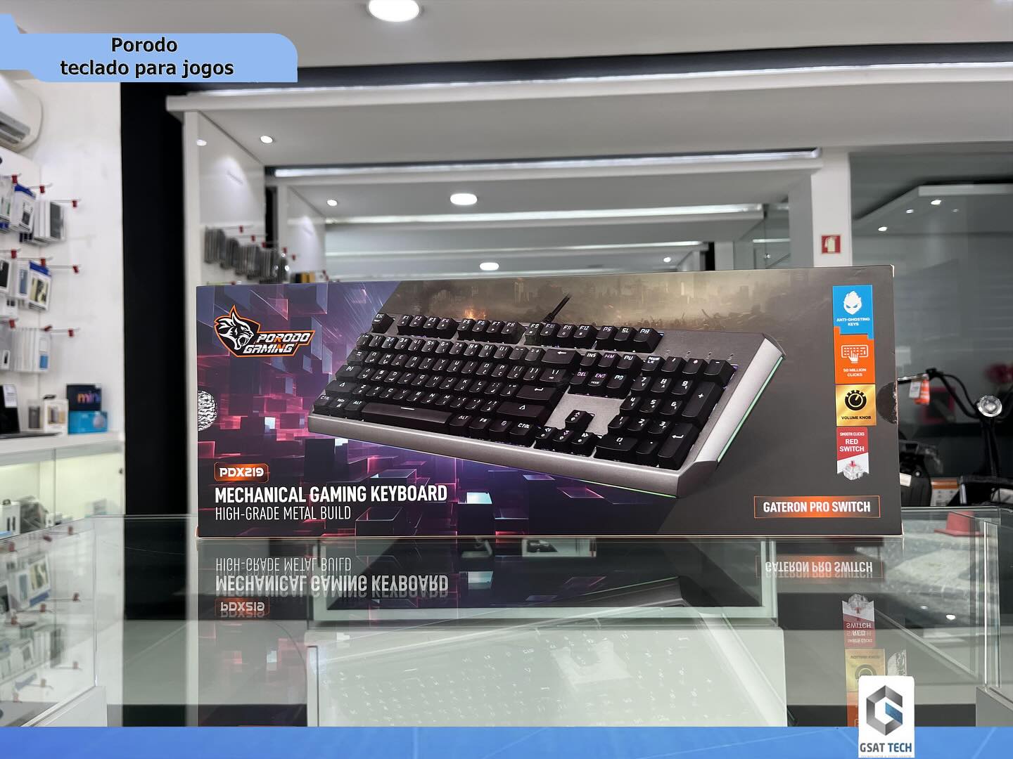 GSAT TECH - Porodo Gaming Keyboard. Apresentando o notável teclado ...