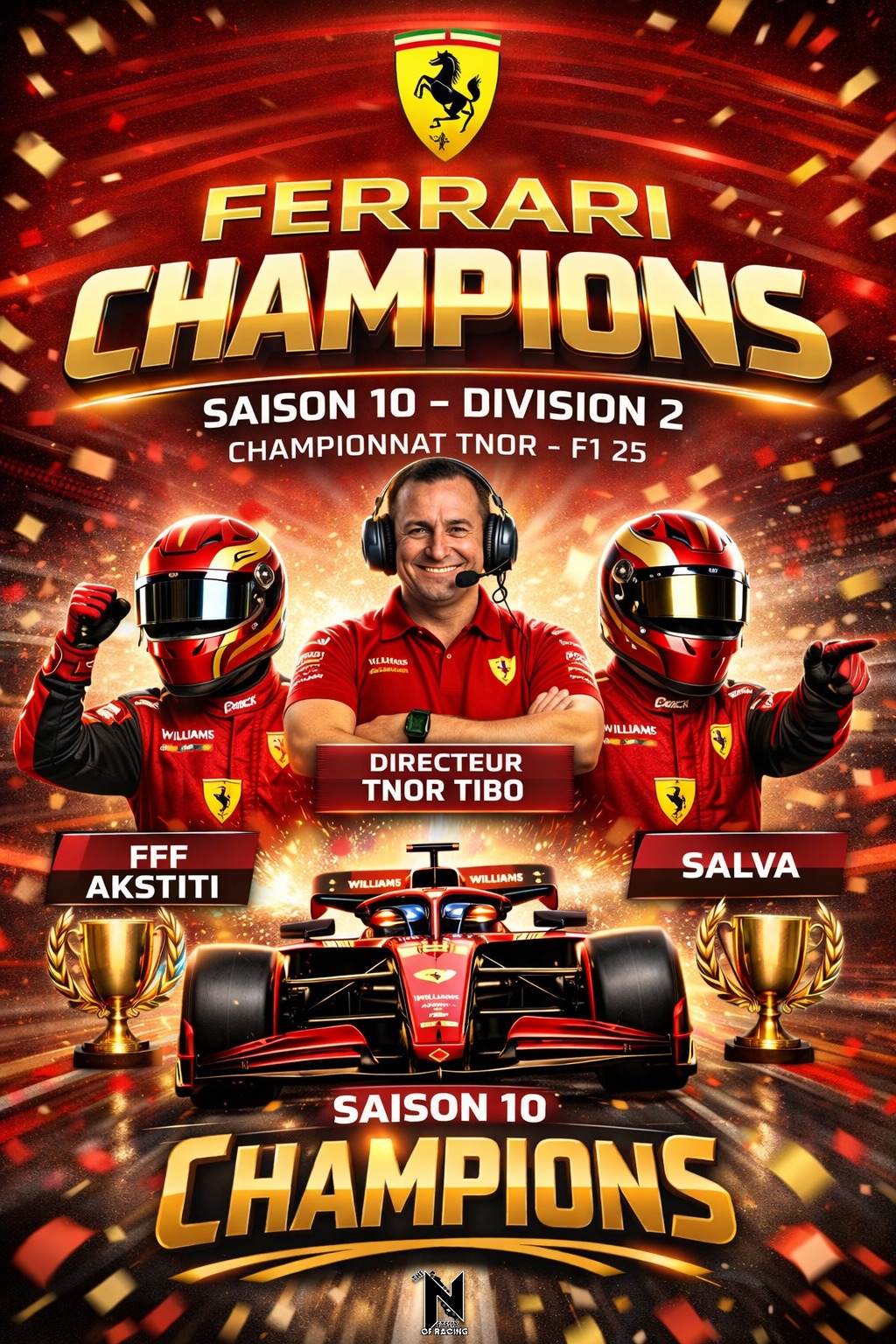 The Netflix - Félicitations à Ferrari, champions de la D2 Saison 10 🏆 ️ ...