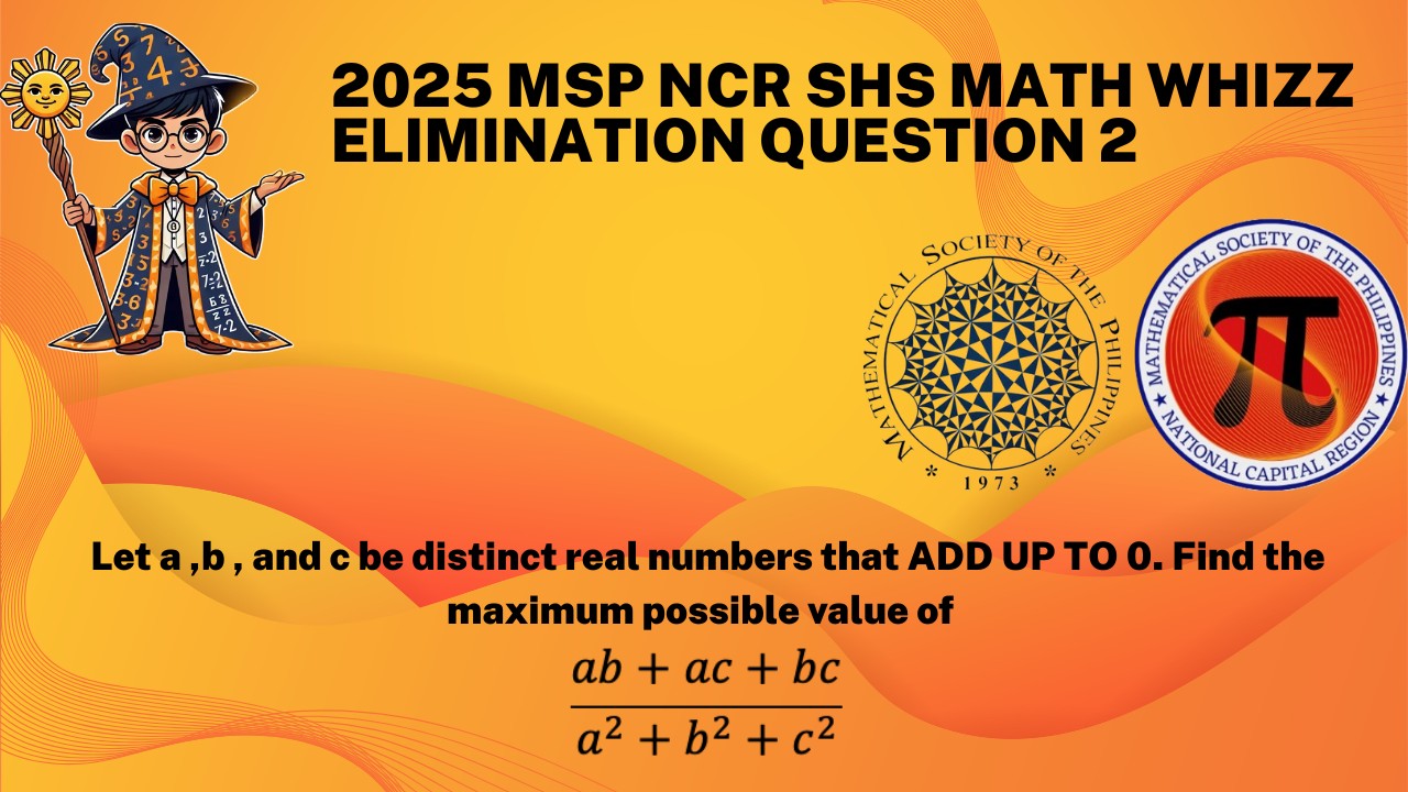 Mathematical Society of the Philippines- N C R