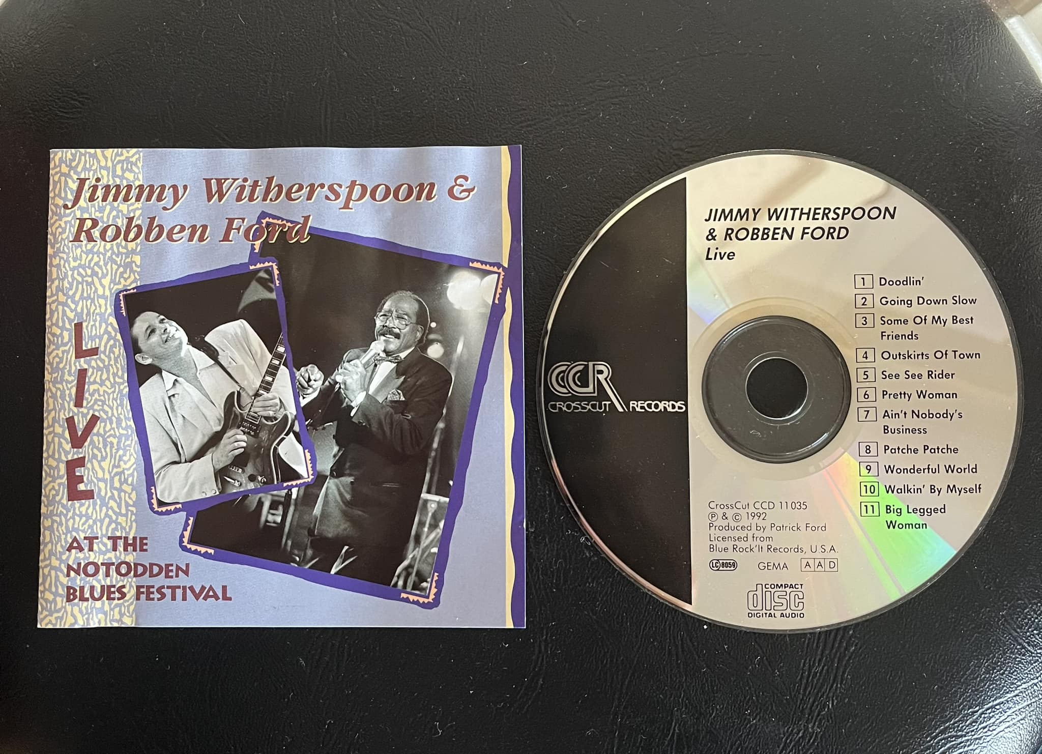 Jimmy Witherspoon and Robben Ford live at Notodden Blues Festival