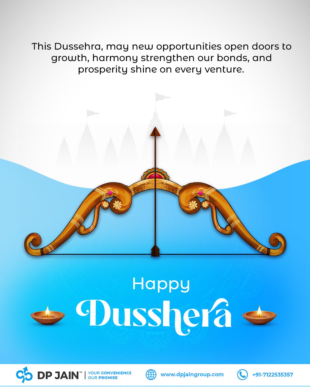 D P - 🌞 May this Dussehra bring growth, harmony, and success to your ...