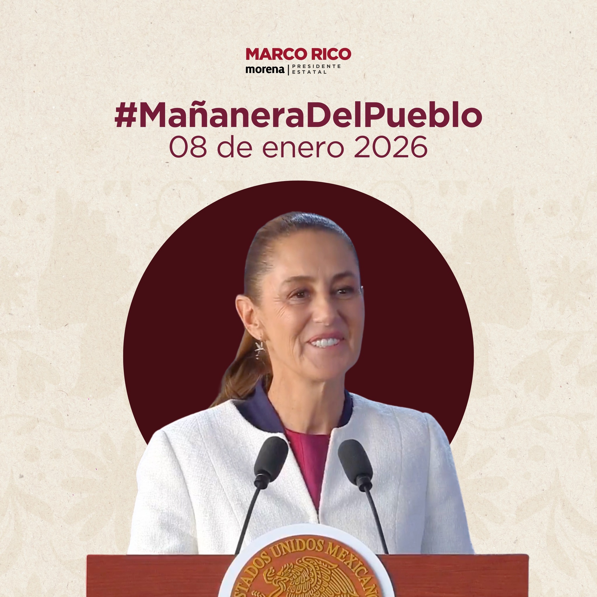 Marco Rico - Felicidades presidenta, Diana Lopéz Rangel !... | Facebook