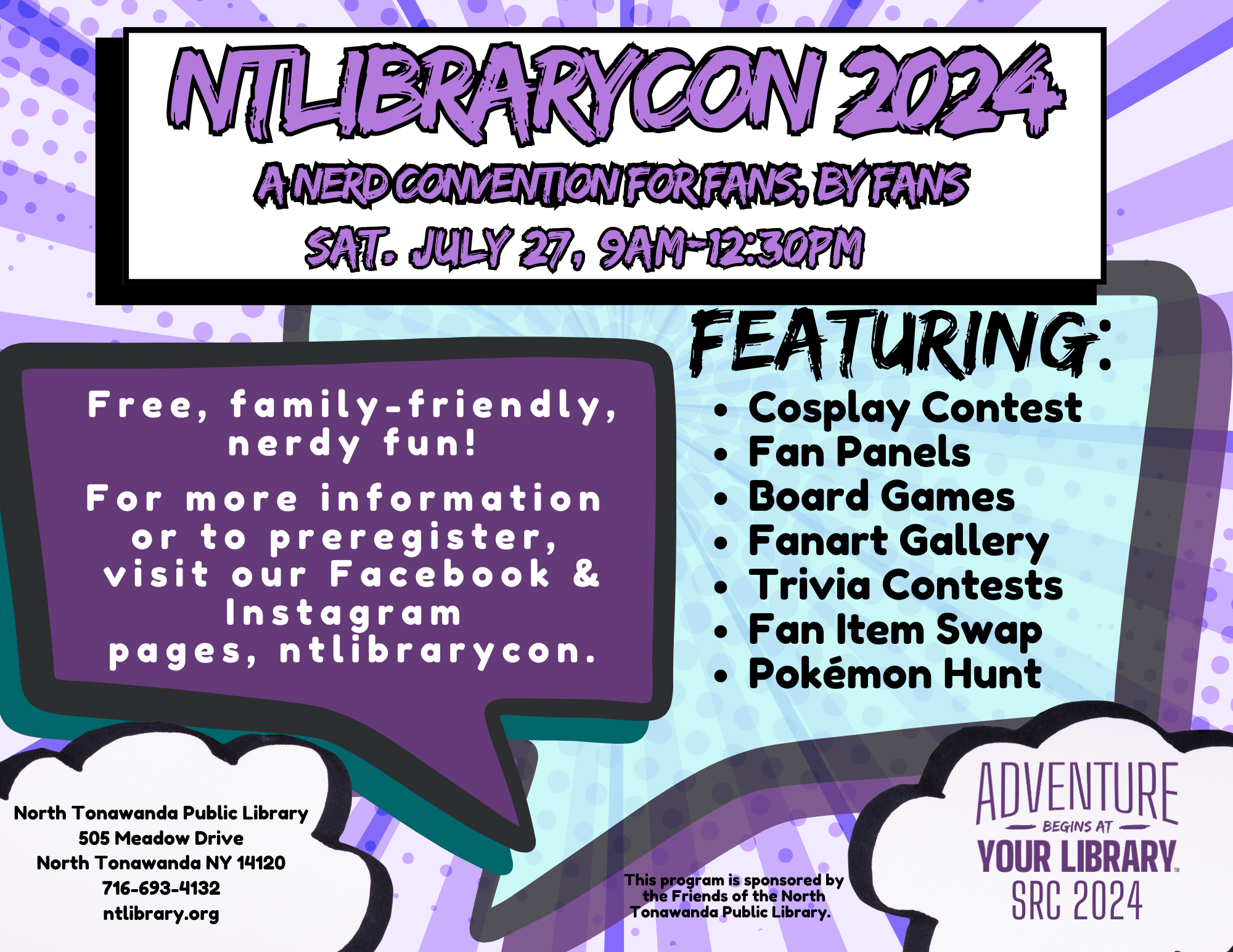 NTLibraryCon | North Tonawanda NY