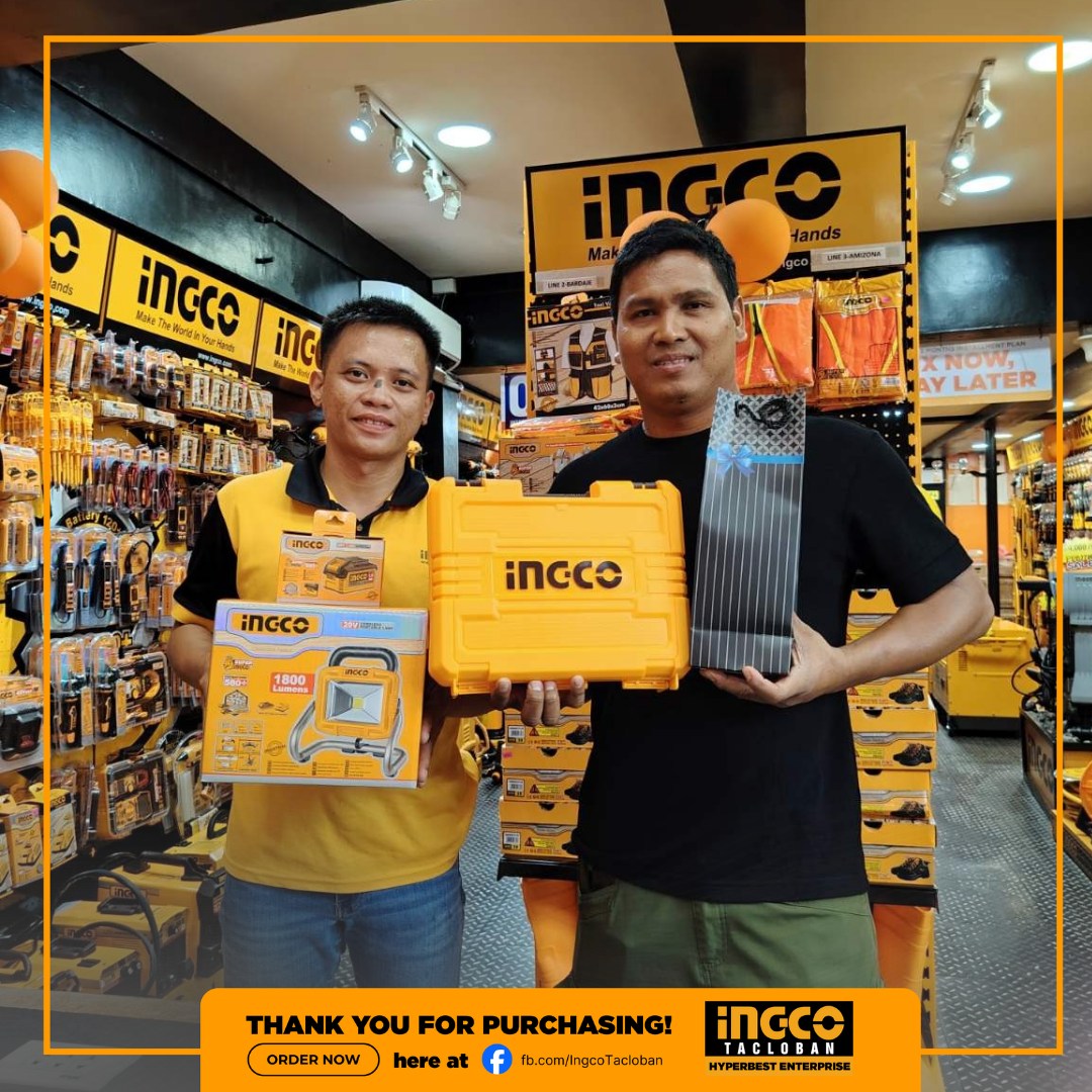 Ingco - Daghang salamat, KA-INGCO! Thank you for purchasing our OPENING ...