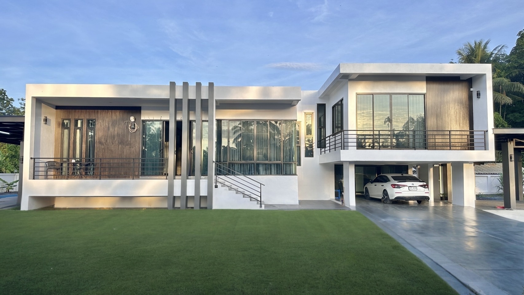 แบบบ้านโมเดิร์น Modern-บ้านป่าตาลโมเดอเรท
