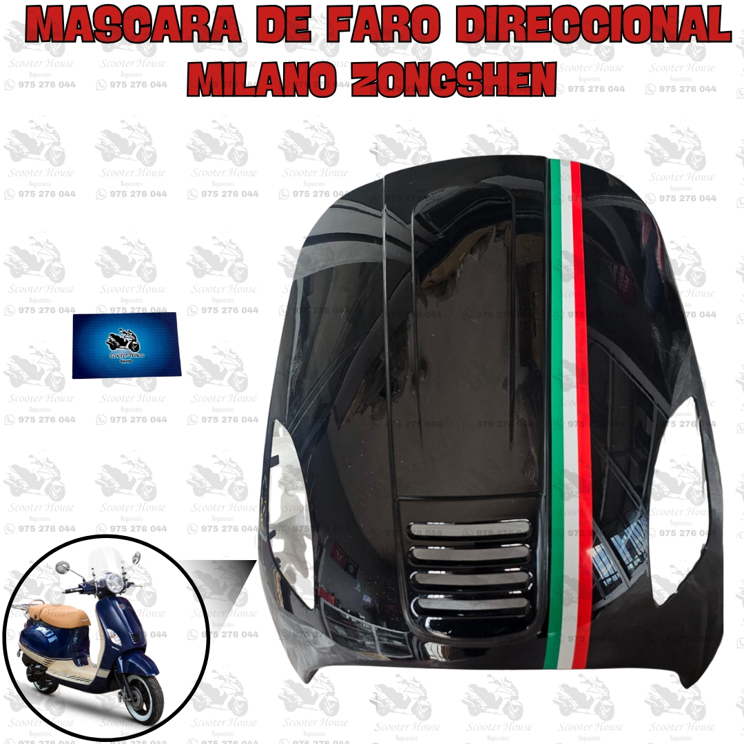 ✨MASCARA DE FARO DIRECCIONAL - MILANO ZONGSHEN