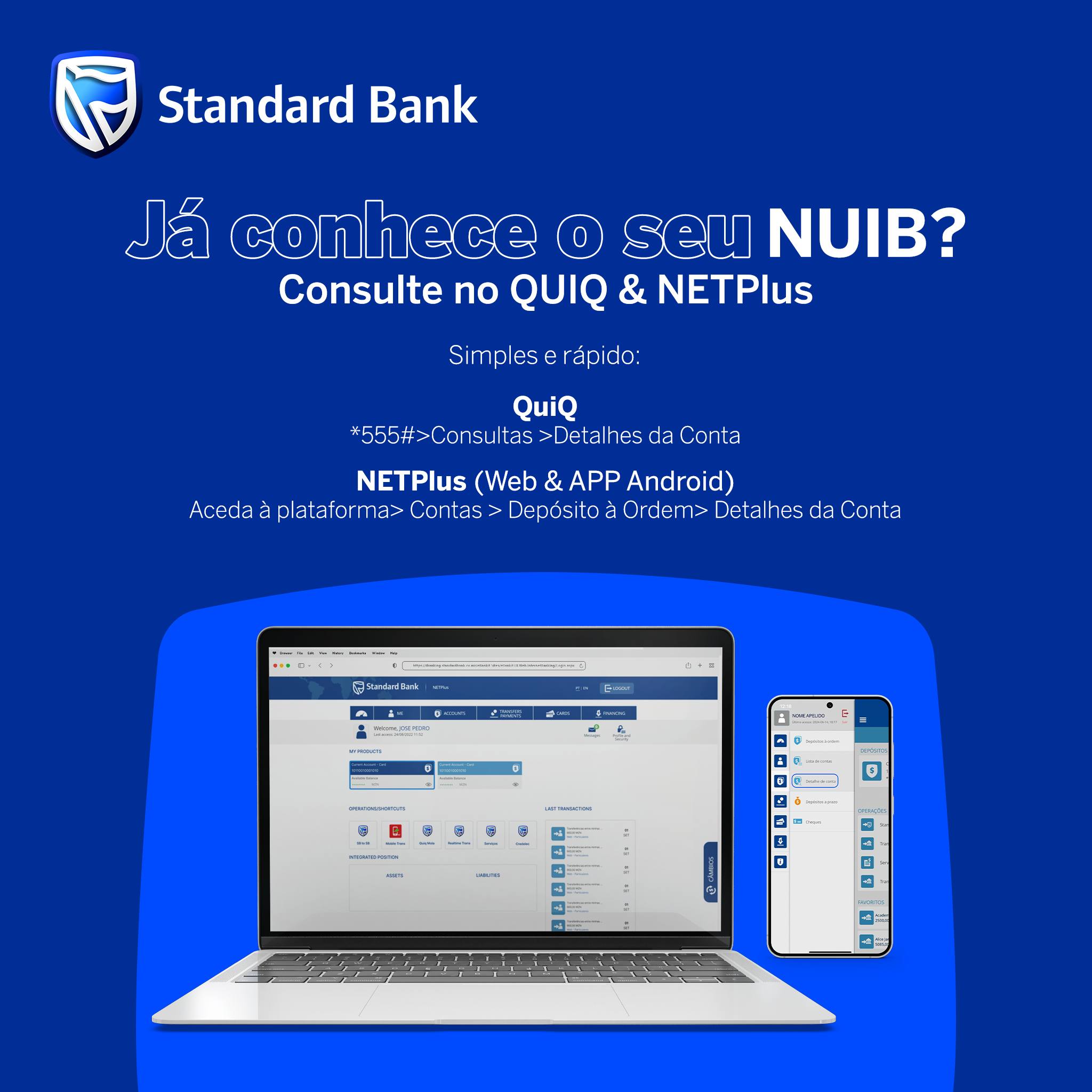 Conheça já o seu NUIB através... - Standard Bank Moçambique | Facebook