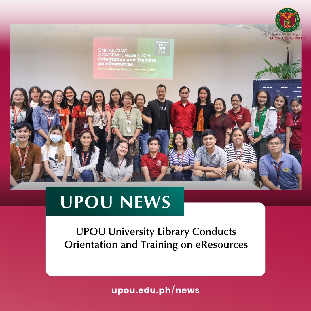 The UP Open... - UPOU Massive Open Distance e-Learning