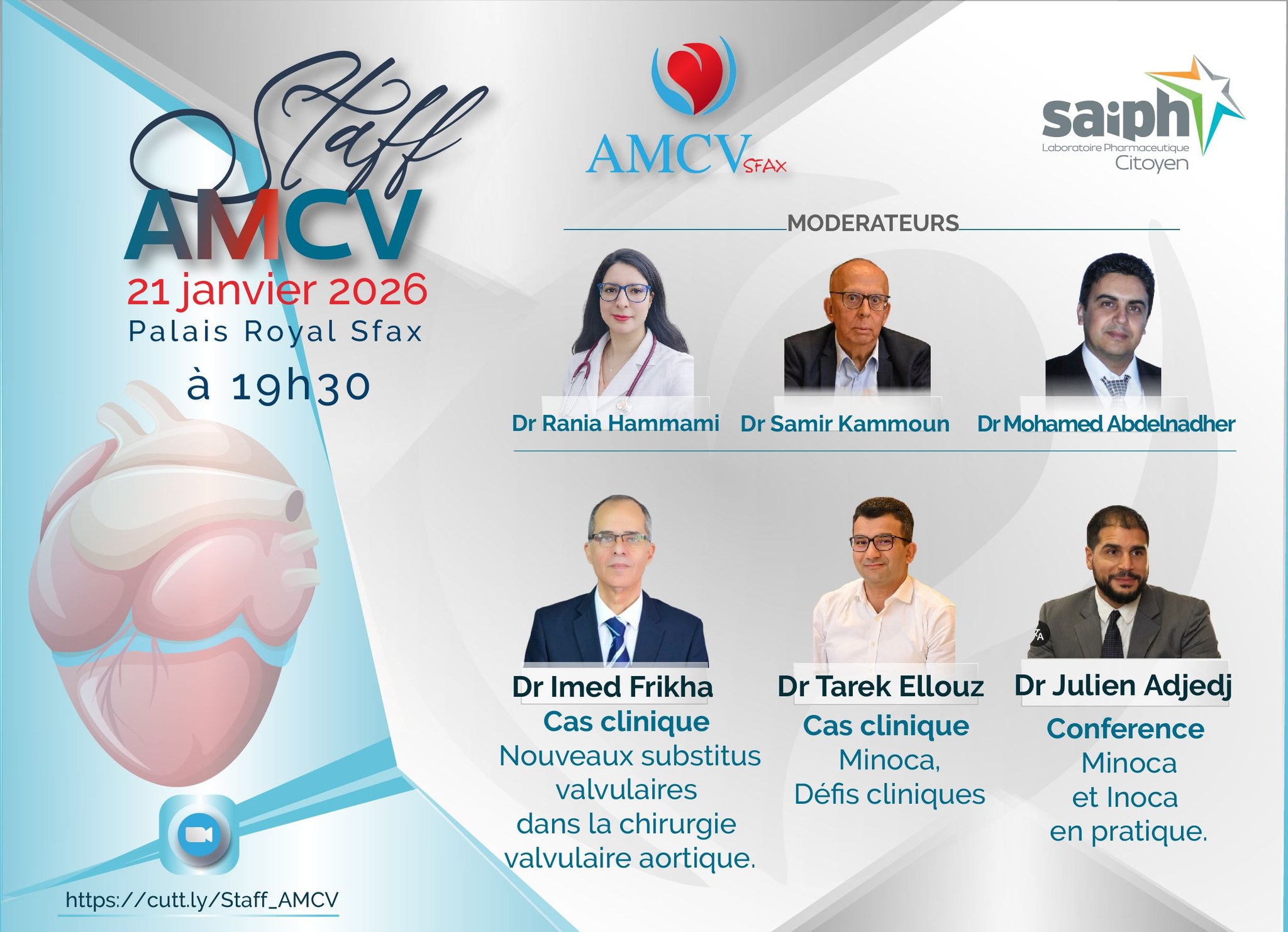 Invitation Staff AMCV Le 21 Janvier 2026.... - Amicale des Cardiologues ...