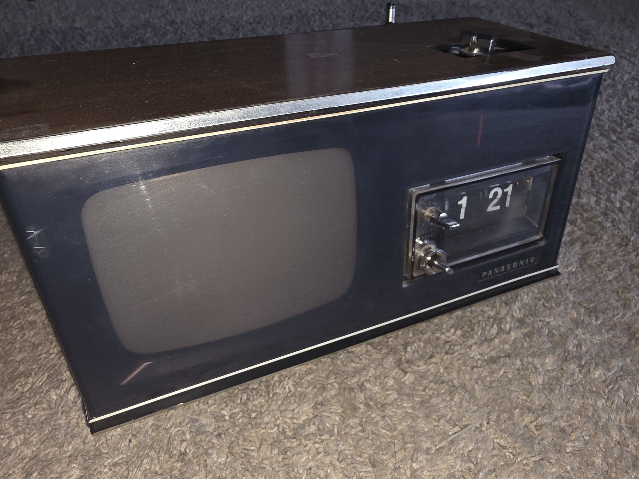 Vintage Panasonic TR-005 Orbitel TV with Spherical Design