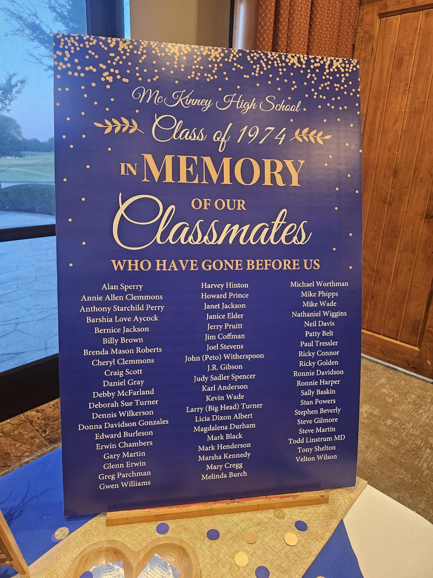 MHS LIONS 1974 | 50th Class Reunion…RIP classmates, we missed you all ...
