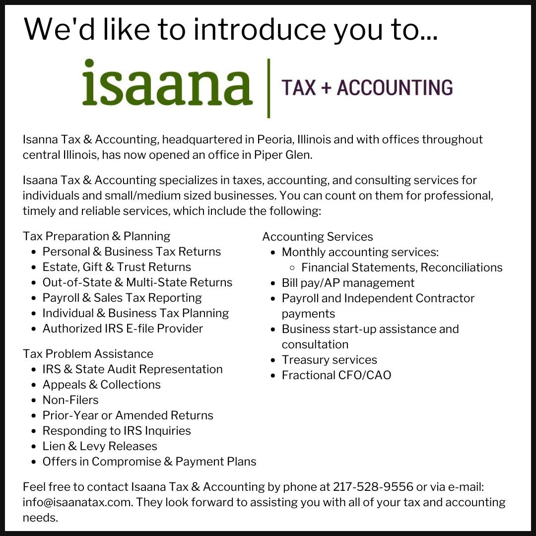 Isaana Tax & Accounting LLC | Peoria IL