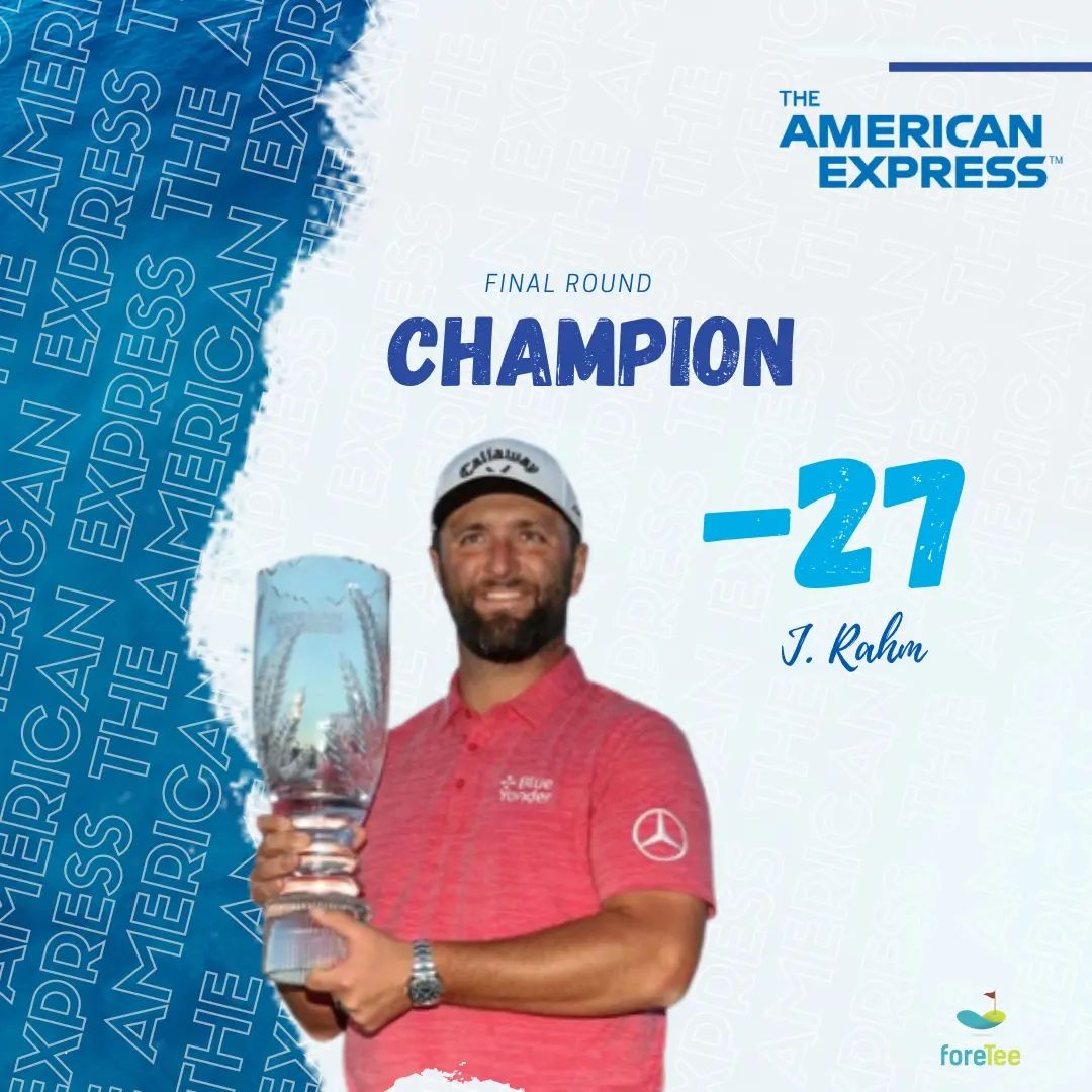 ForeTeeapp.com - Congratulations to Jon Rahm, winner of the 2023 ...