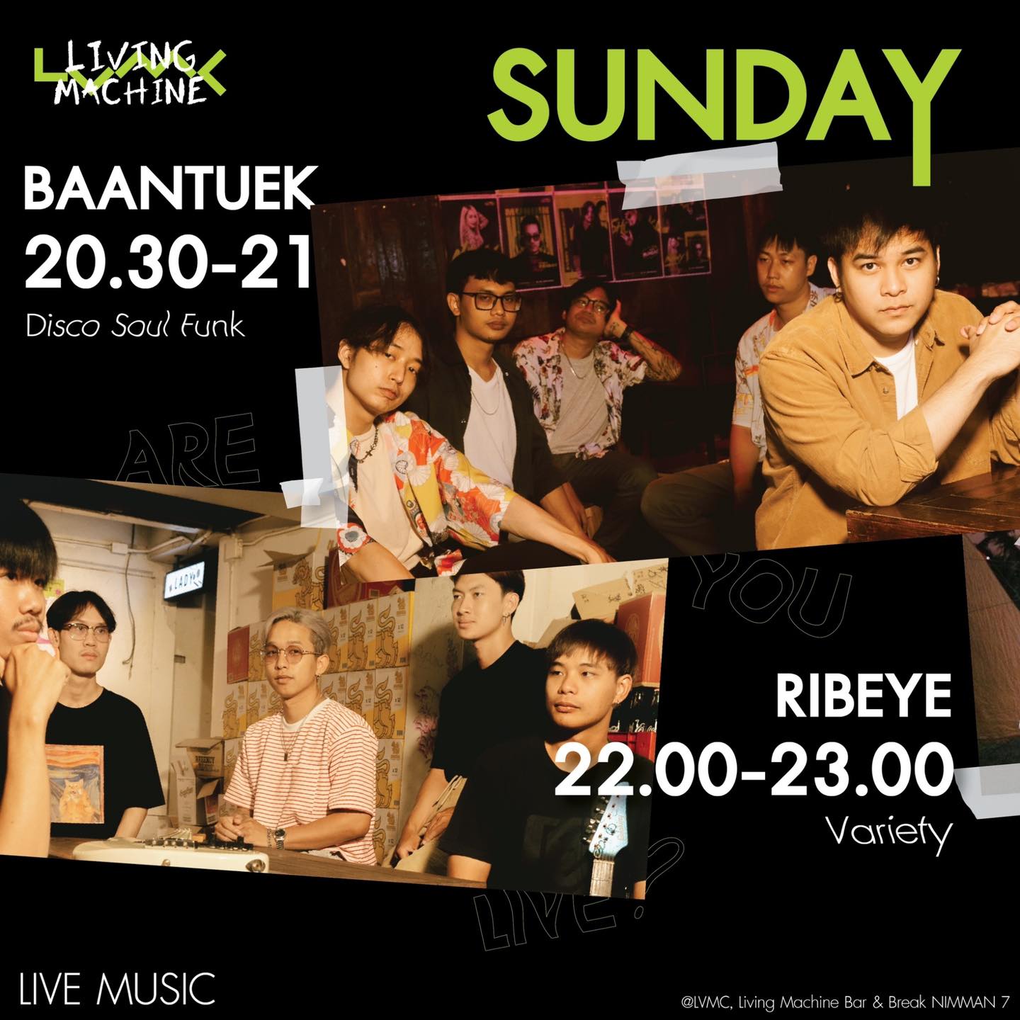 LVMC Sunday Music... - LVMC ,Living Machine Bar & Break