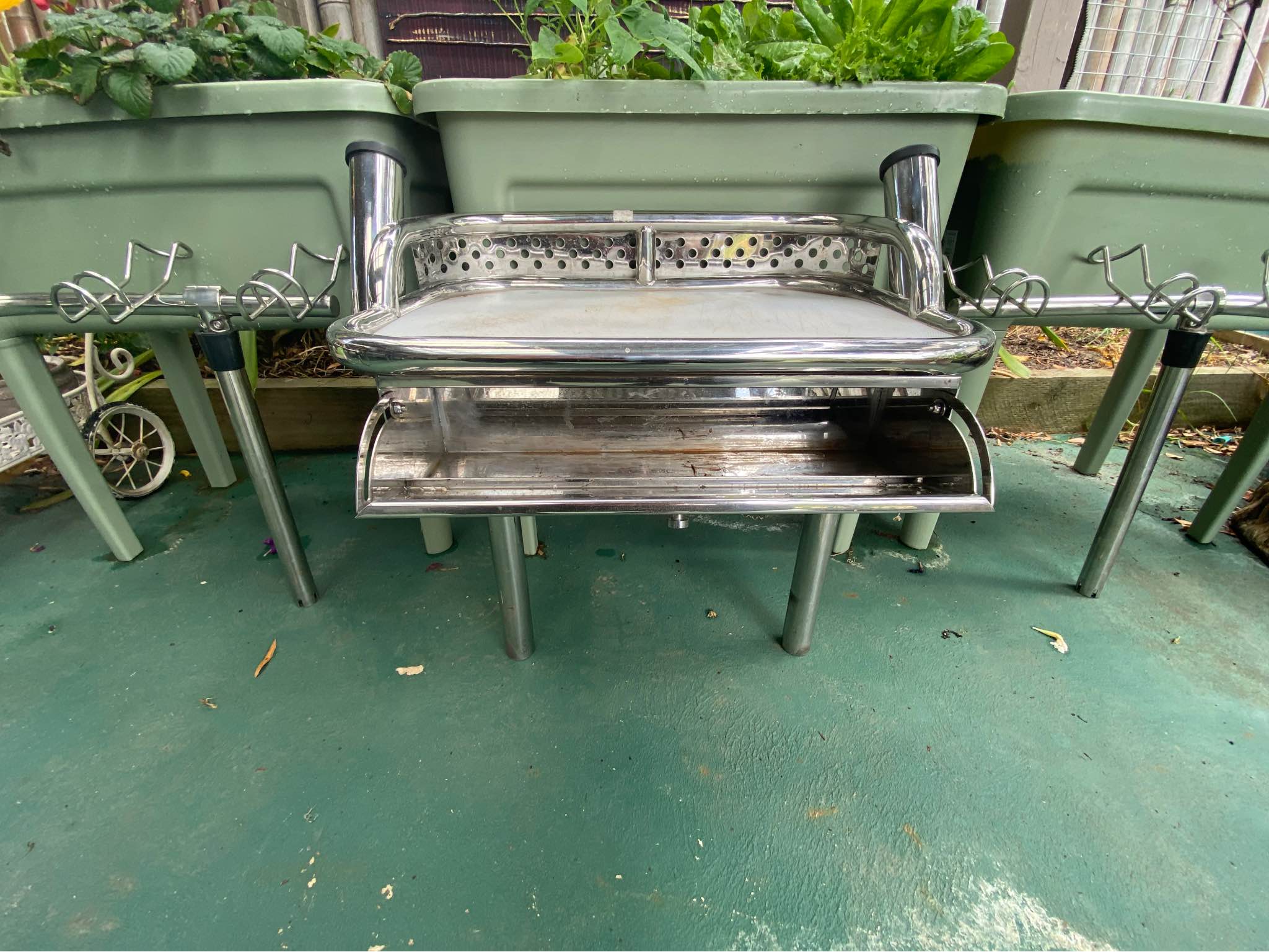 Viper stainless steel bait board and snapper rack rod holders - Fishing ...