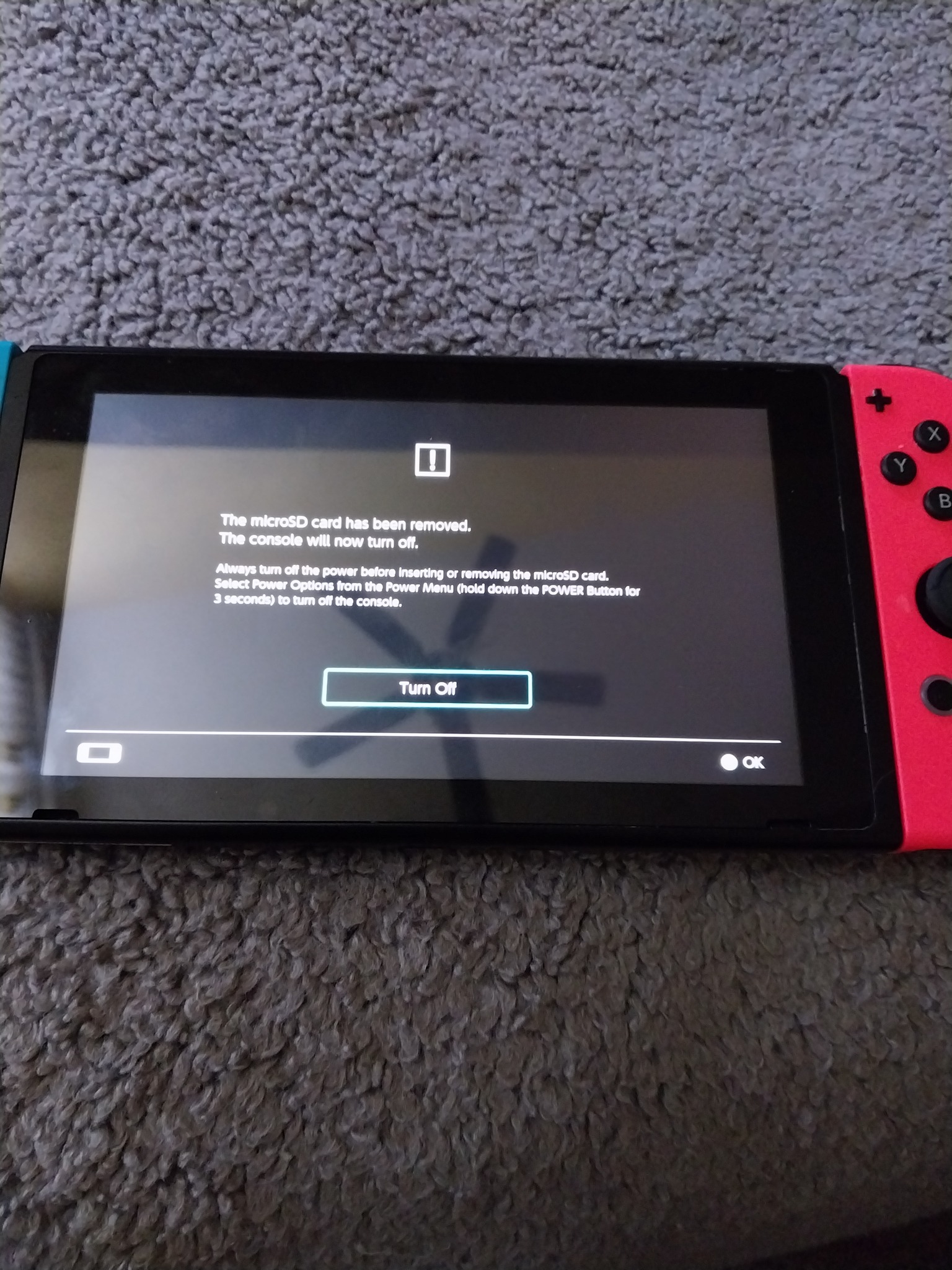 Replacing Nintendo Switch SD memory card reader