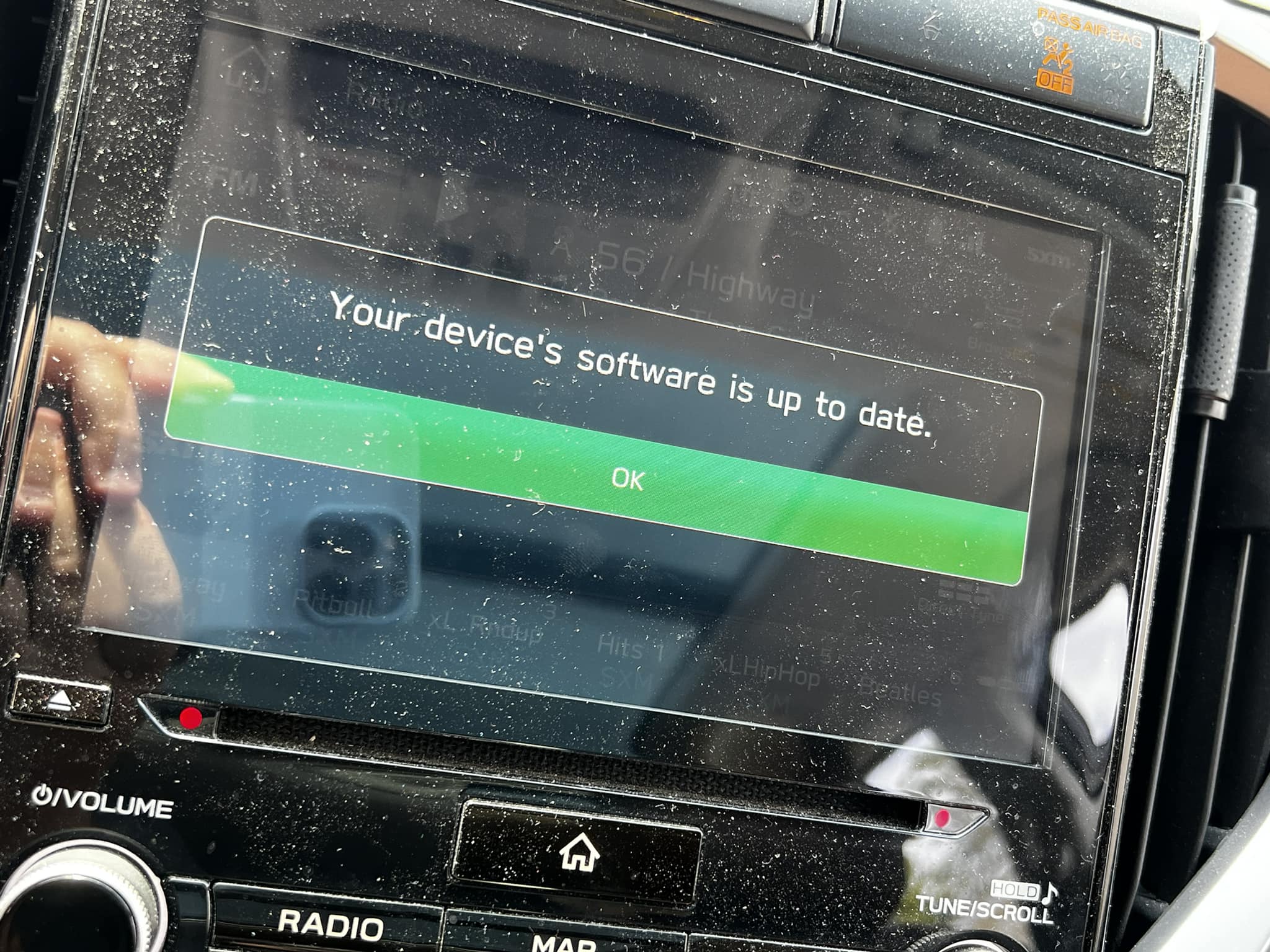 How to disable extra directions on Subaru map feature?