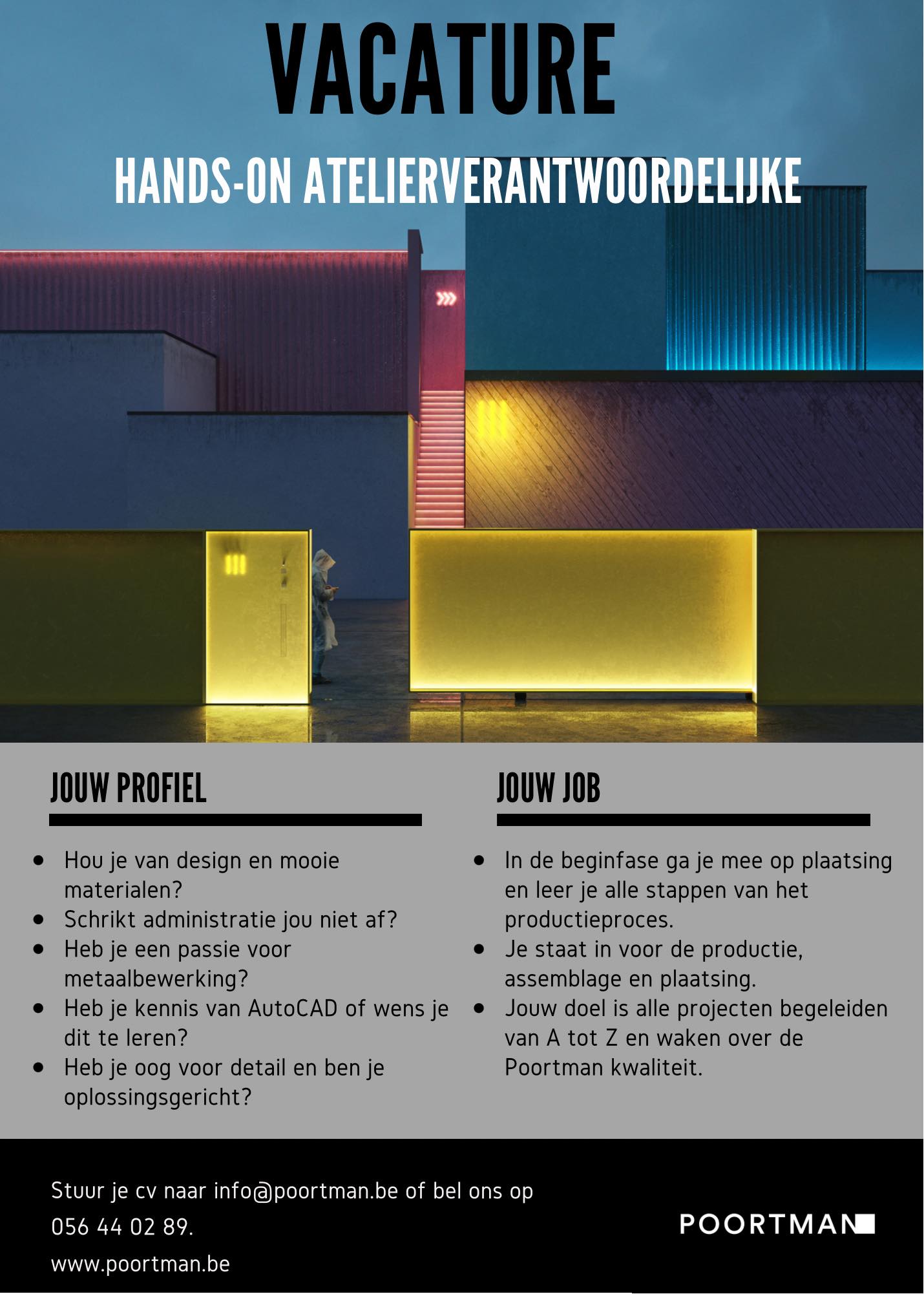 Poortman - 💥 NEW YEAR, NEW JOBS 💥 POORTMAN zkt HANDS-ON ...