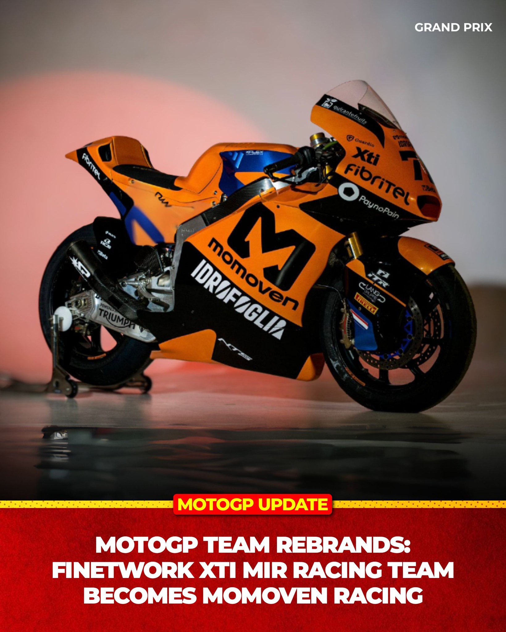 The Finetwork XTI MIR Racing Team has started a new chapter by