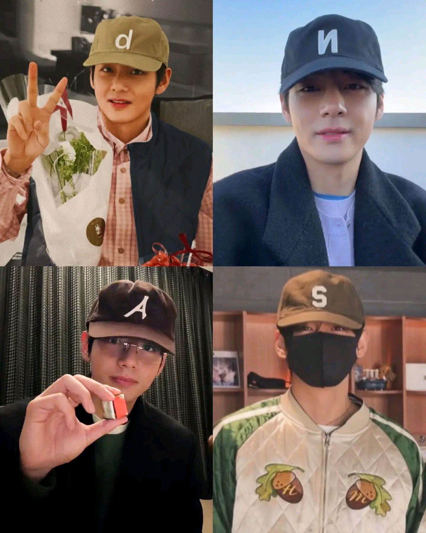 Bts fan collecting alphabet caps