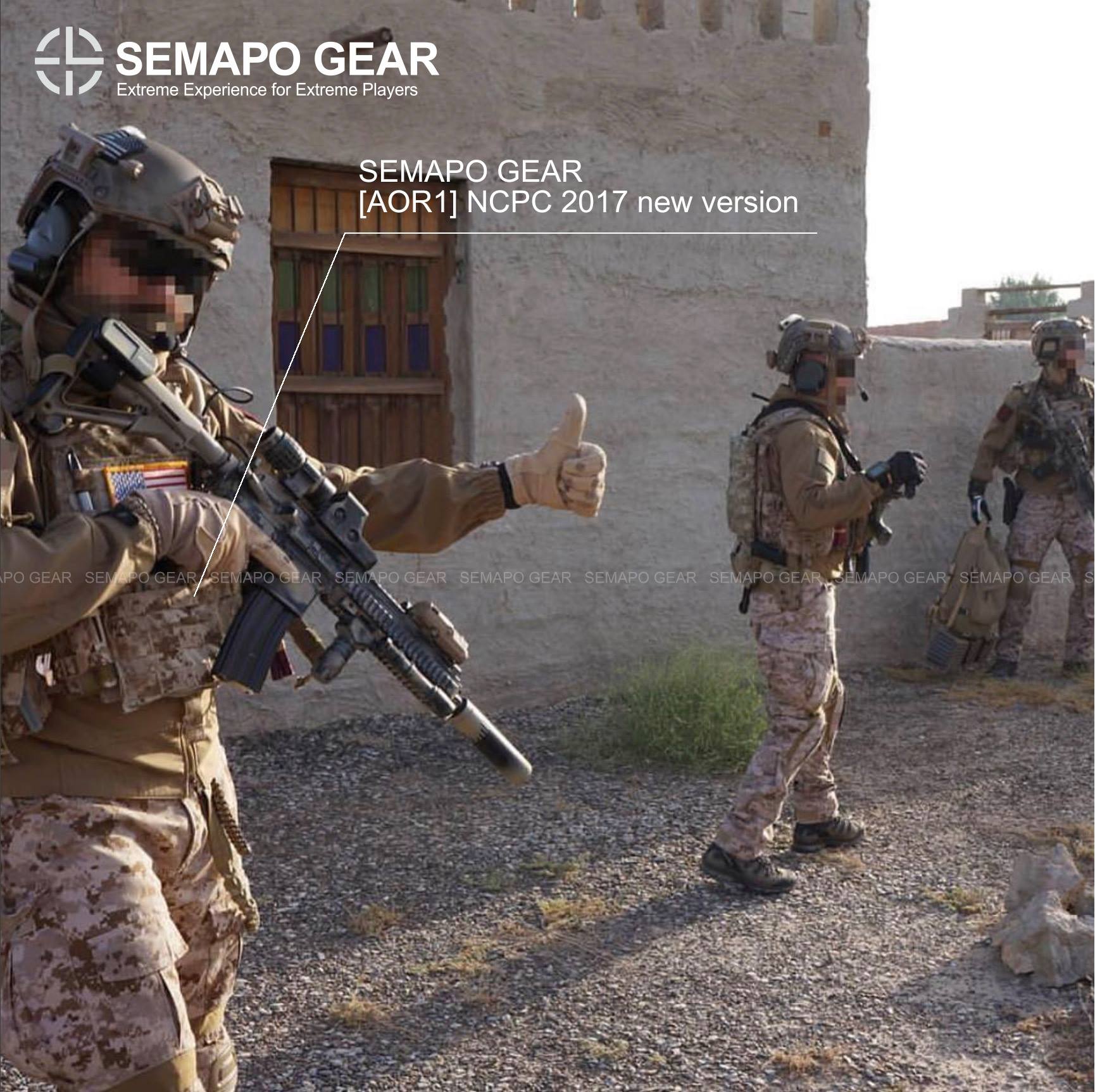 SemaPo Gear AOR1 NCPC 3D combat set