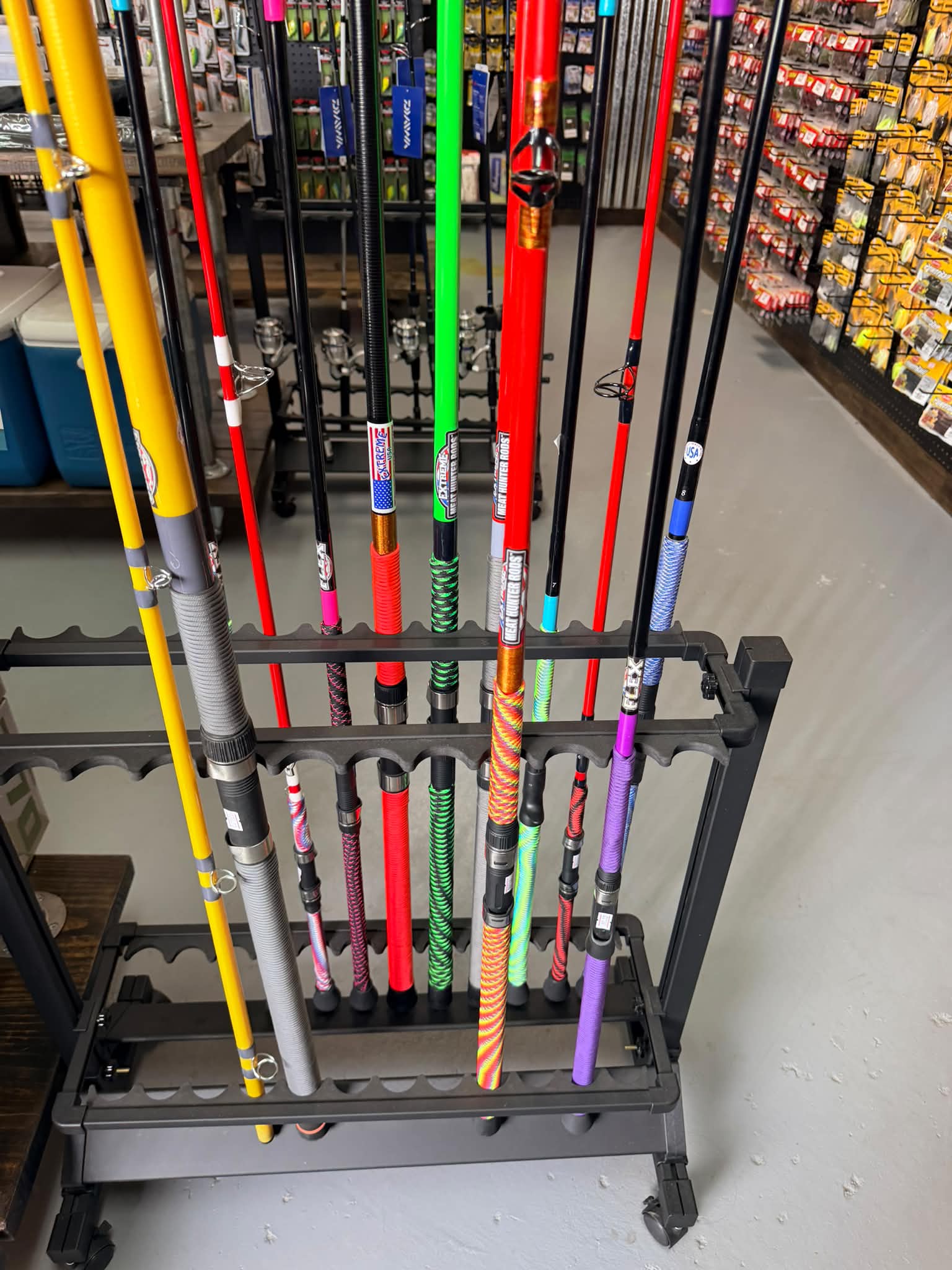 850 gaitortail by master 11 graphite fishing pole Unger nLITE HiMod Carbon Water Fed | 22 Foot The glossy merlot color IM graphite blanks are strikingly beautiful. Winter Winner ROD SALE…. 10FT
