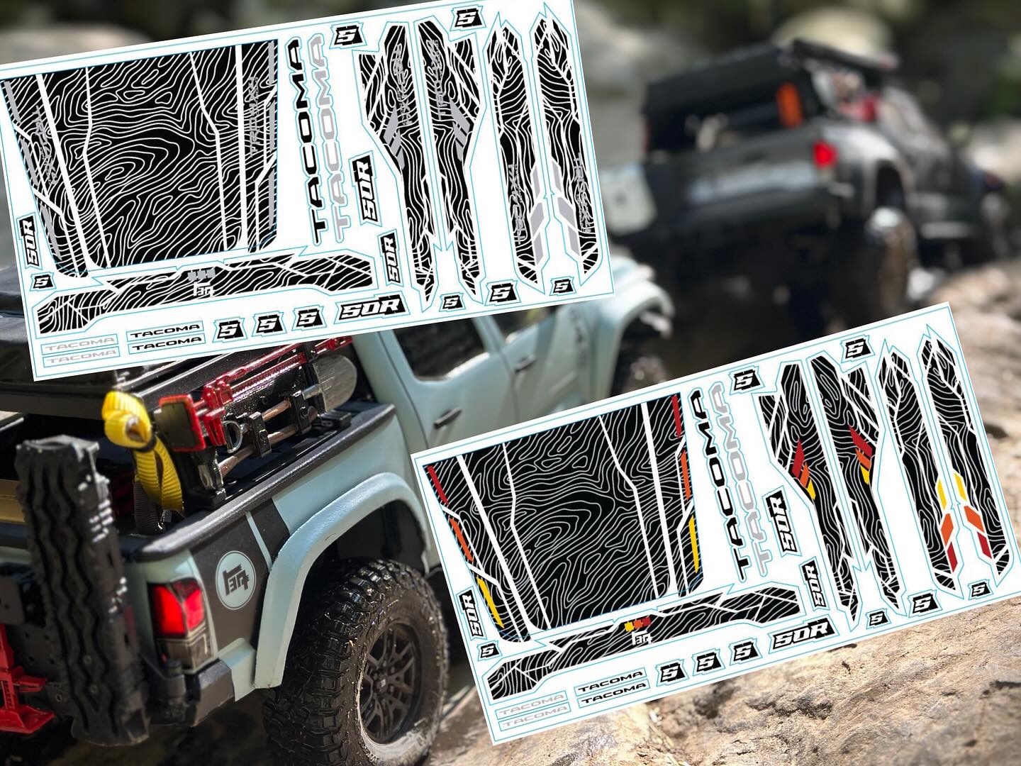 SOR Racing - New! Topo Pattern Precursor Universal Decal...