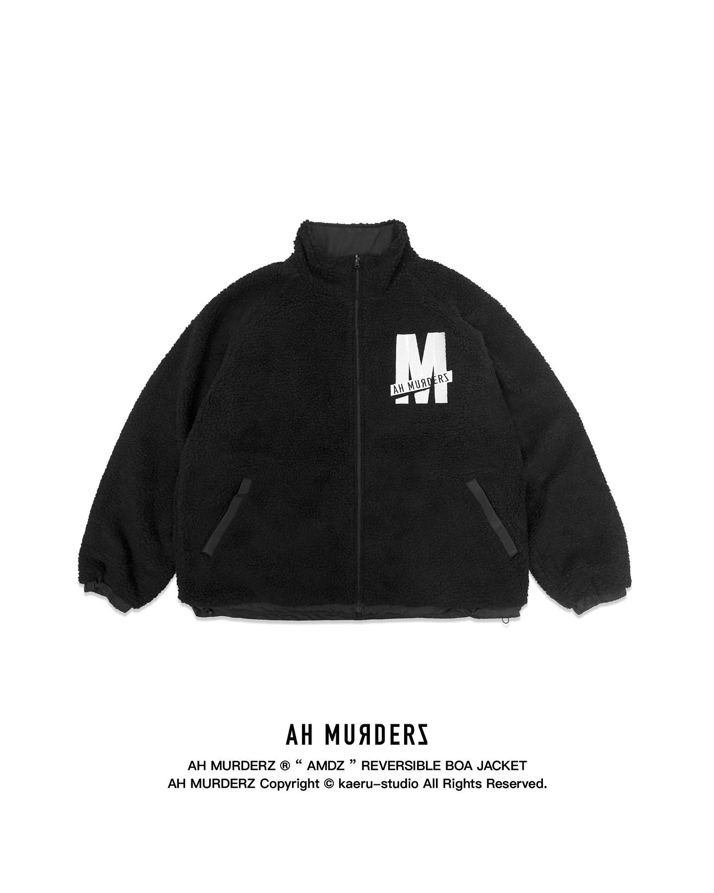 AH MURDERZ“ がめっ AMDZ “ REVERSIBLE BOA JACKET