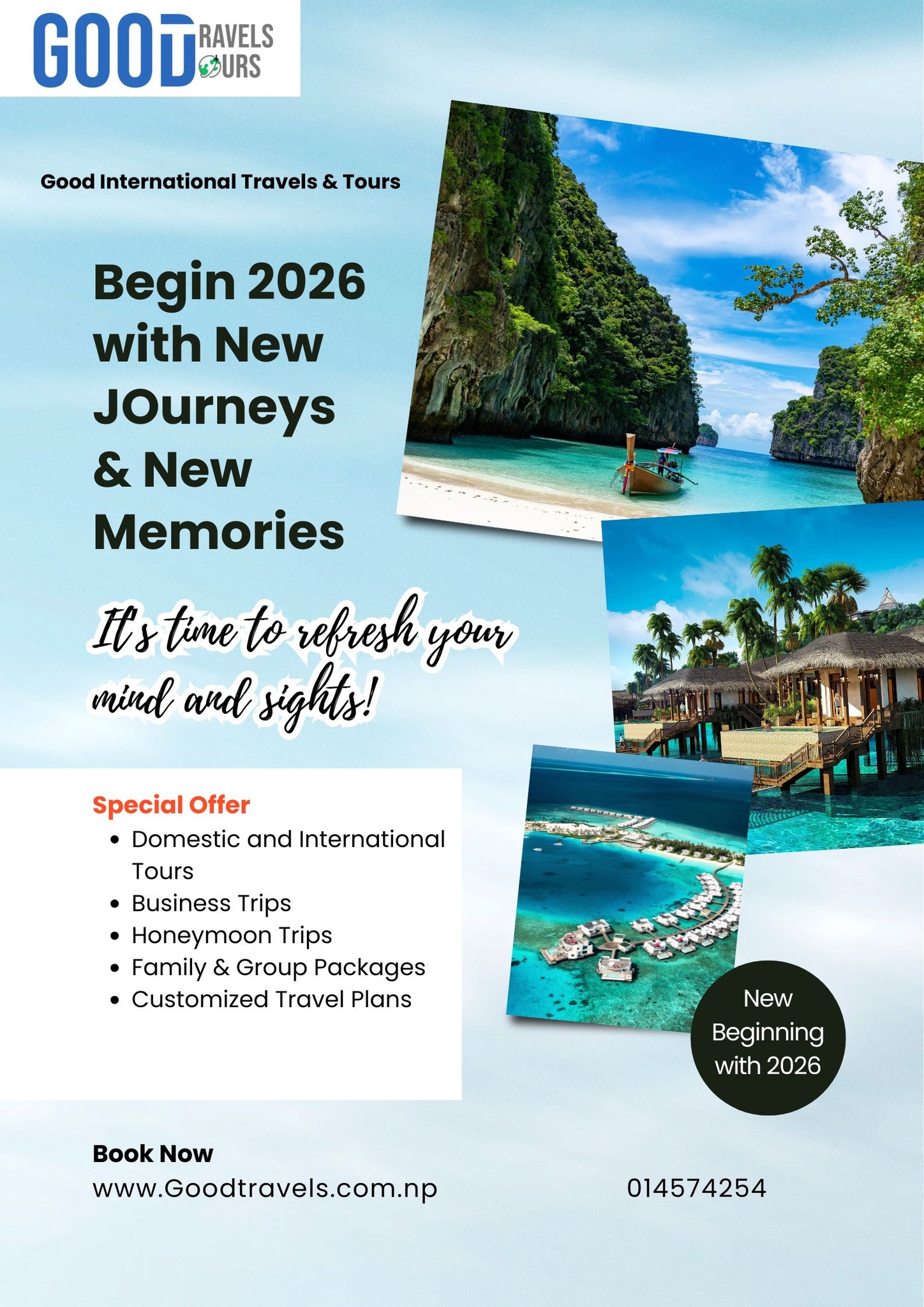 Good - Begin 2026 with New Journeys and New Memories Start the ...
