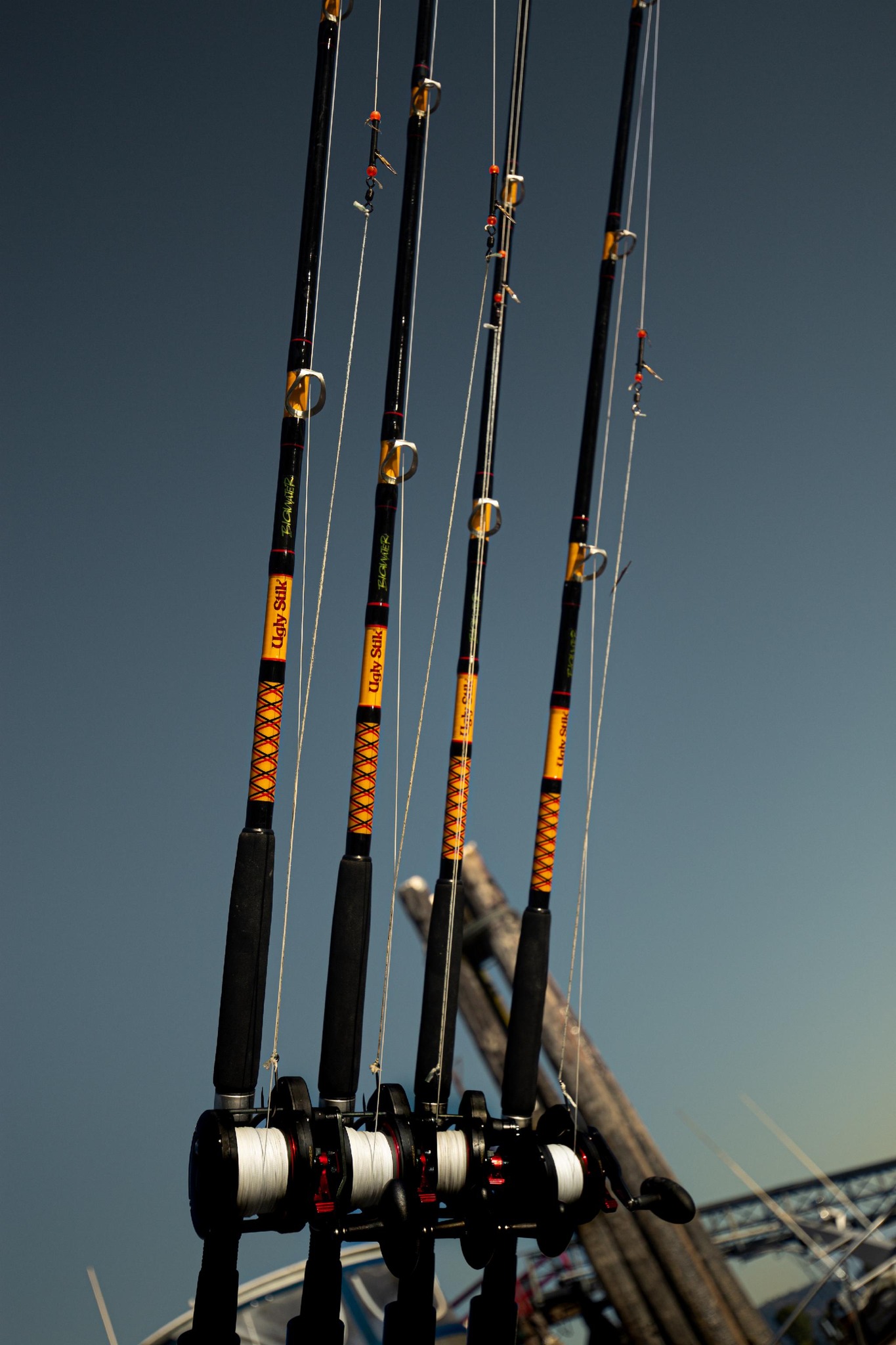 shakespeare ugly stik bigwater trolling rods Stick Spinning Reel And Fishing Rod Combo yet sensitive rod メンズ Size:TSFRGSS872M Best Luxury Backpacks Back
