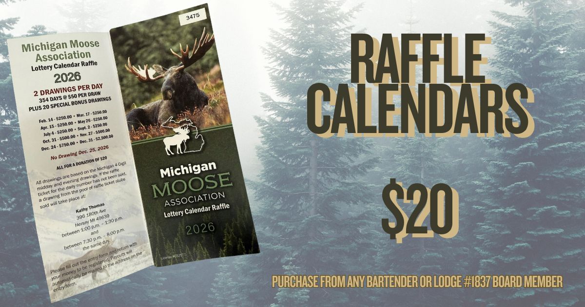 St. - You can still purchase 2026 raffle calendars! Two drawings per ...