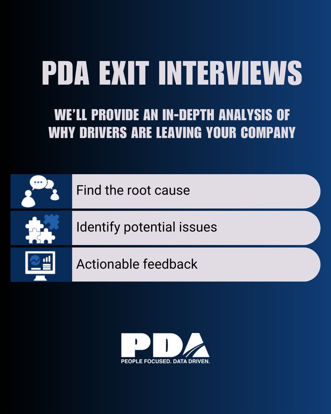 PDA - Data collected from our Fall 2022 Driver Survey Data Download in ...